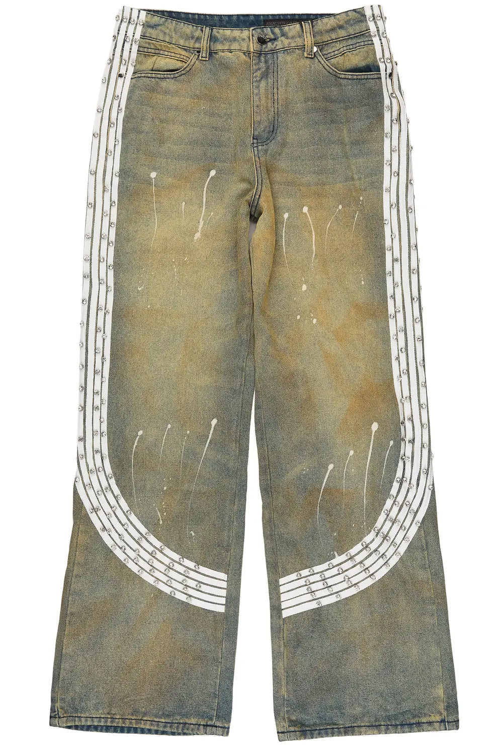 Zayven Tint Blue Baggy Fit Jean