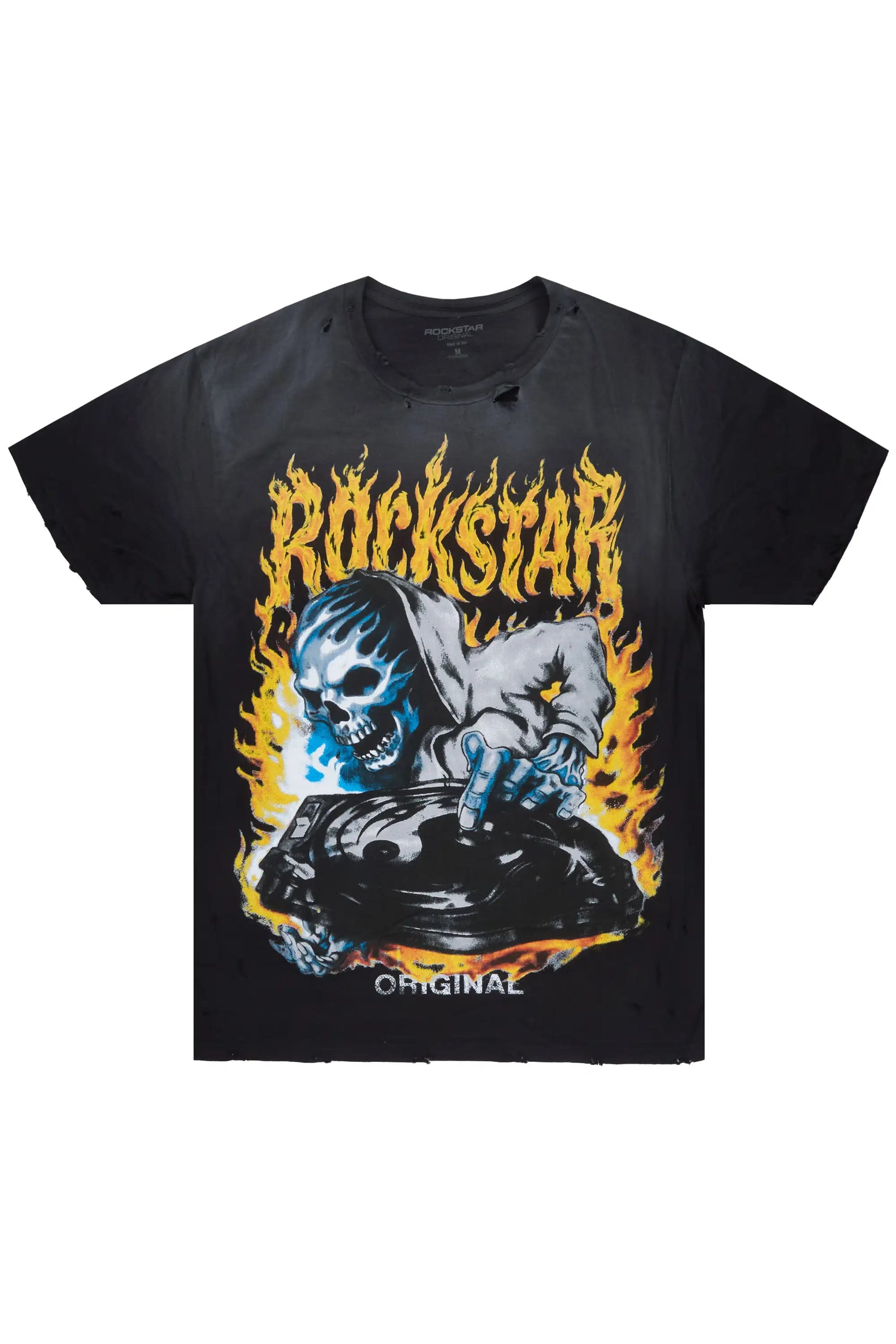 Dice Black Oversized Graphic T-Shirt