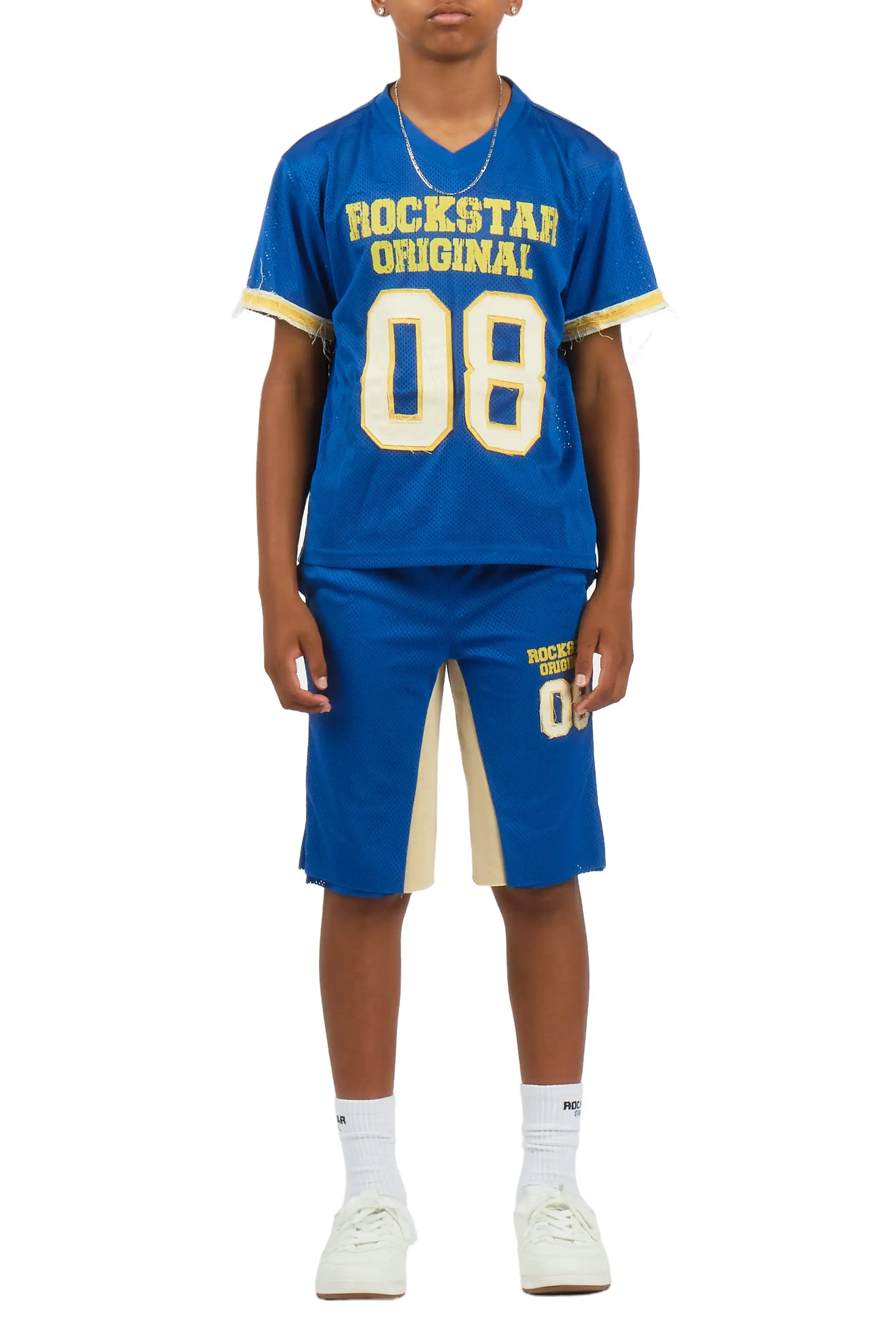 Boys Deston Blue T-Shirt Short Set