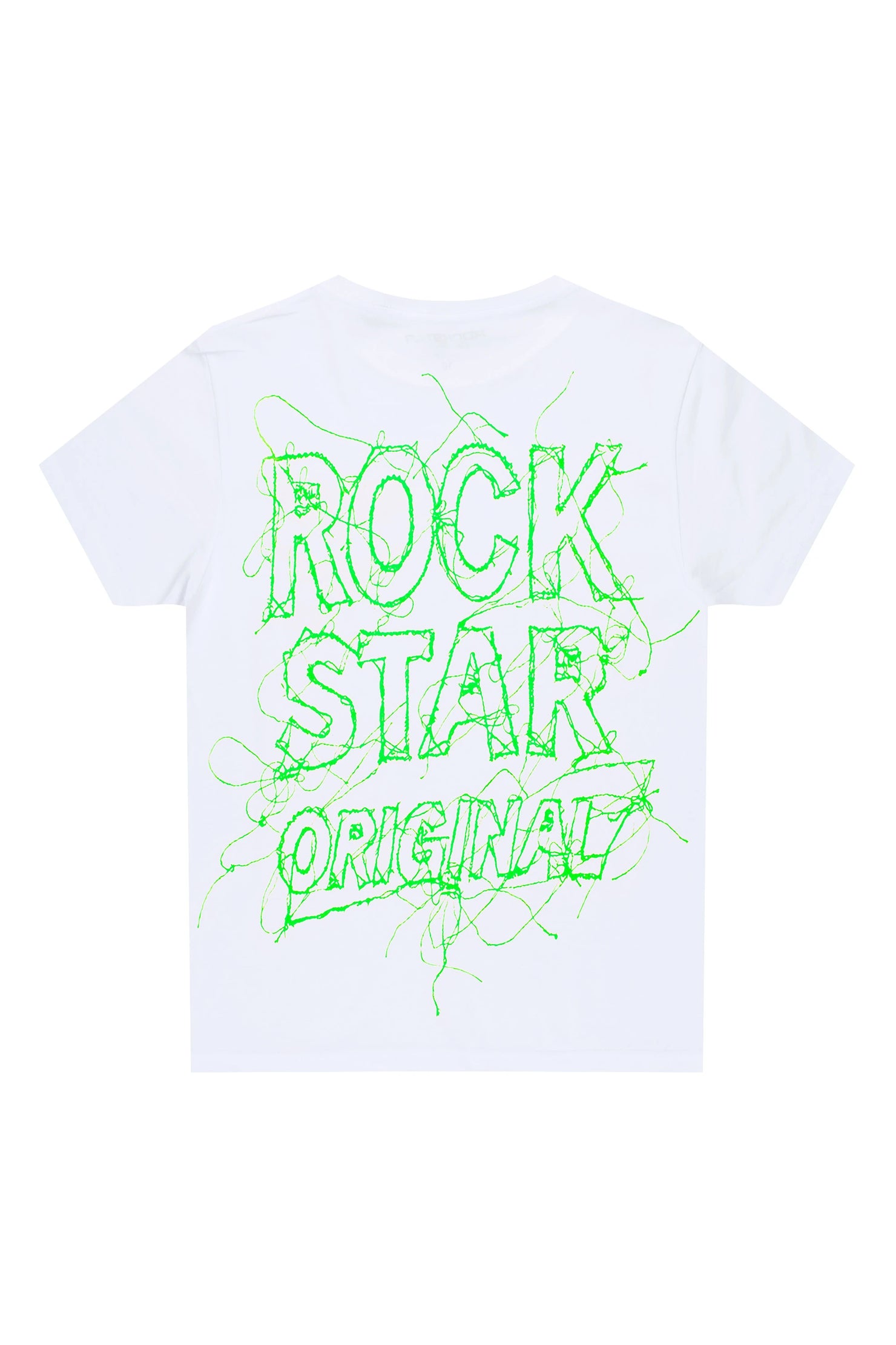 Boys Ramble White/Green Graphic T-Shirt