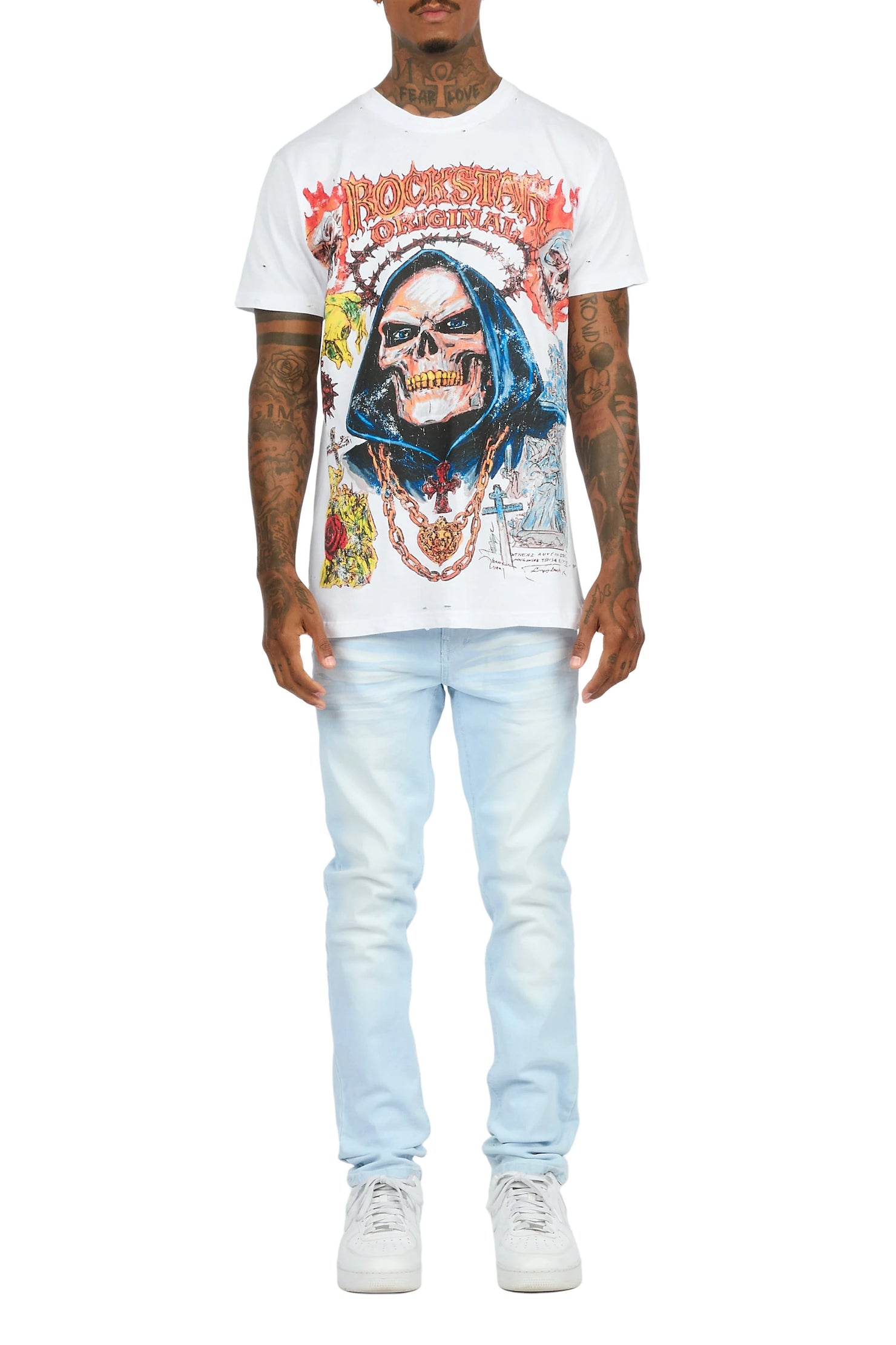 Jerell Light Blue Slim Fit Jean