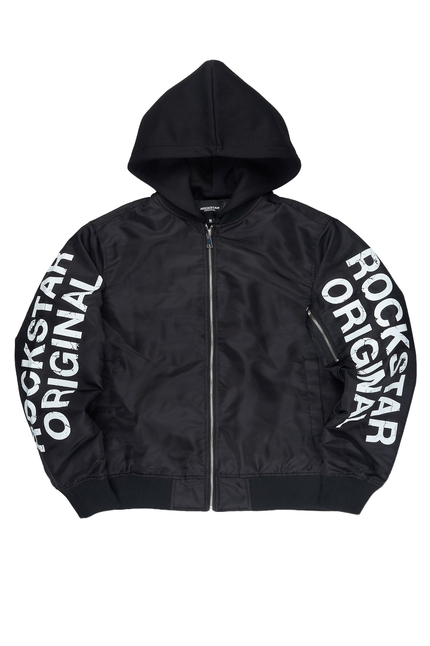 Aldrin Black Bomber Jacket