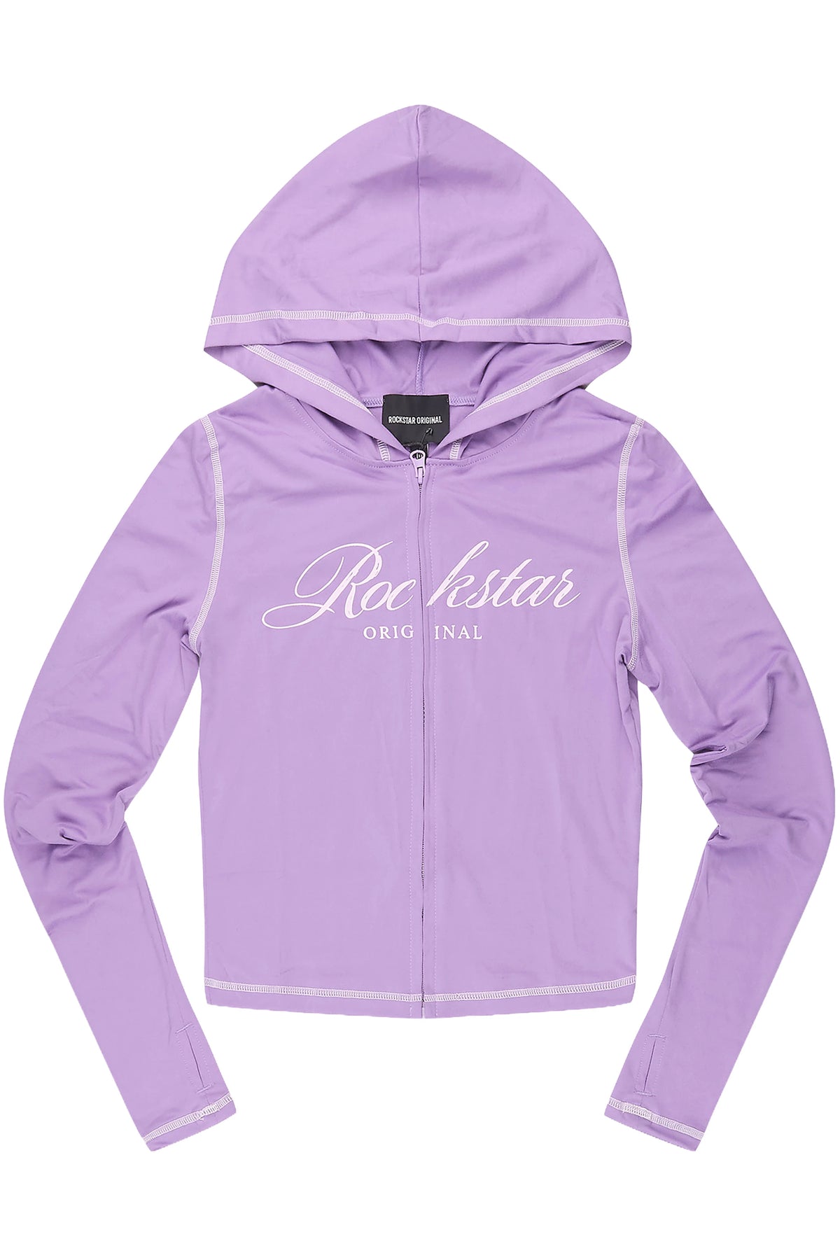 Arzena Purple Zip Up Hoodie