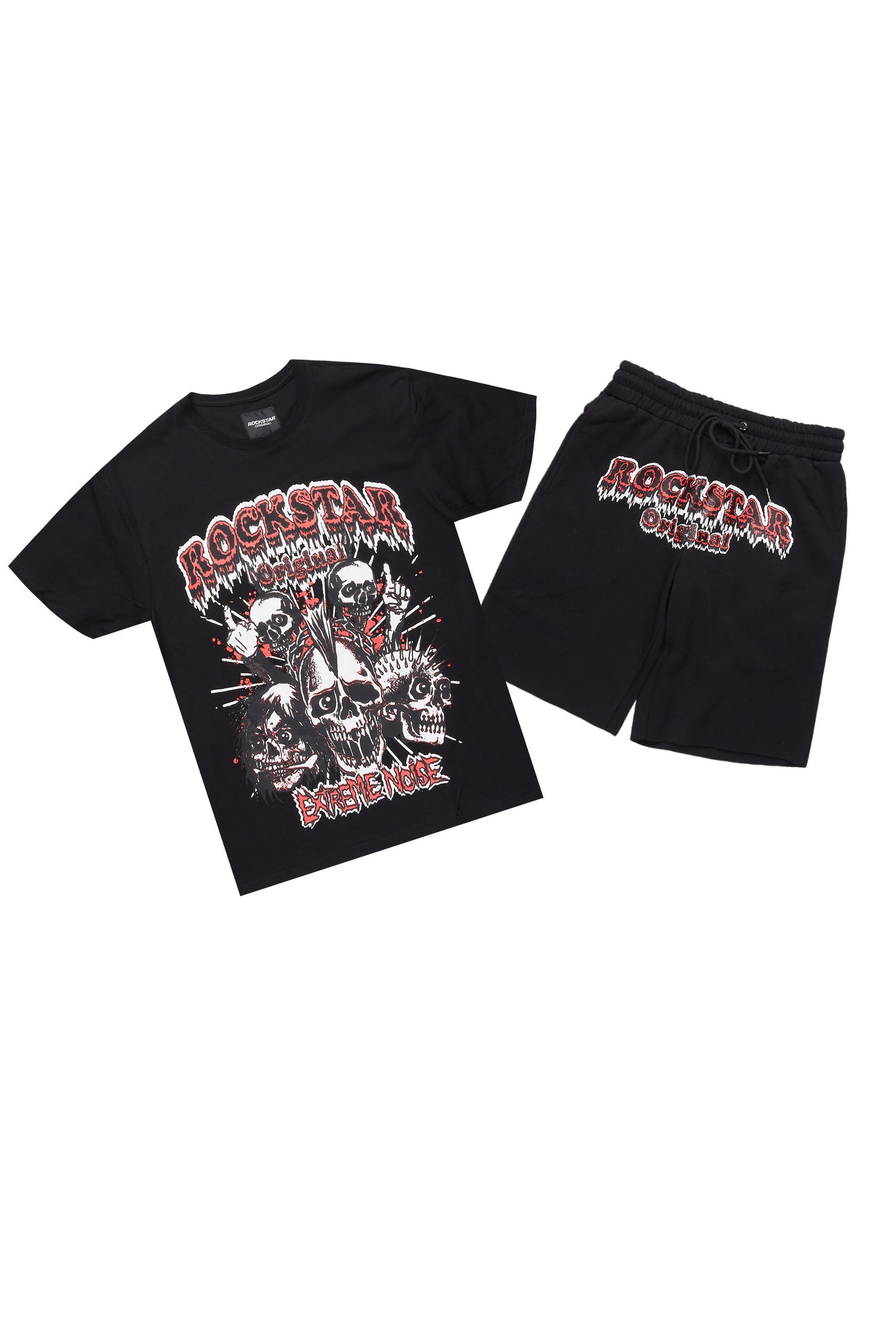 Boys Tabor Black T-Shirt/Short Set