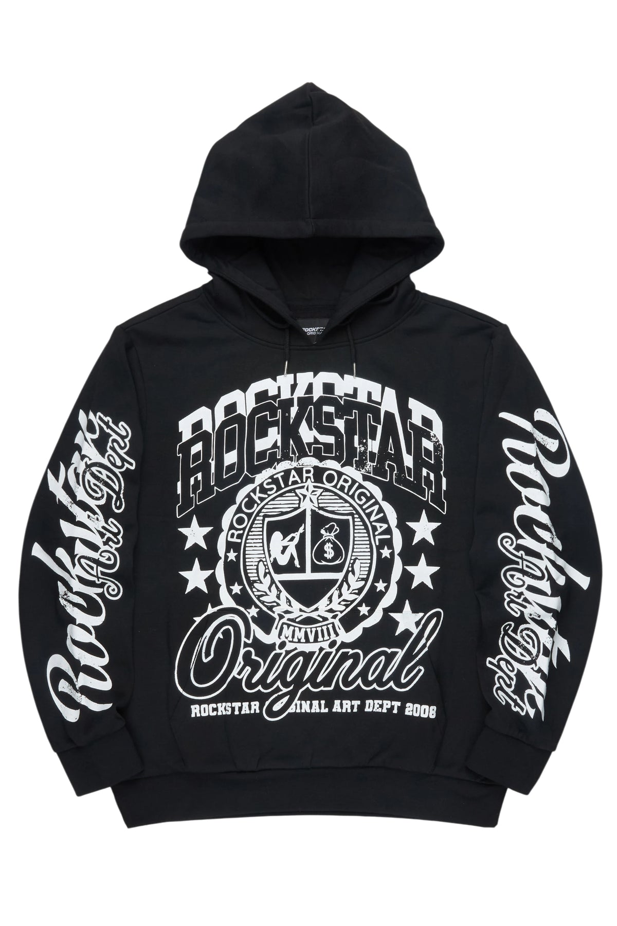Blazon Black Graphic Hoodie
