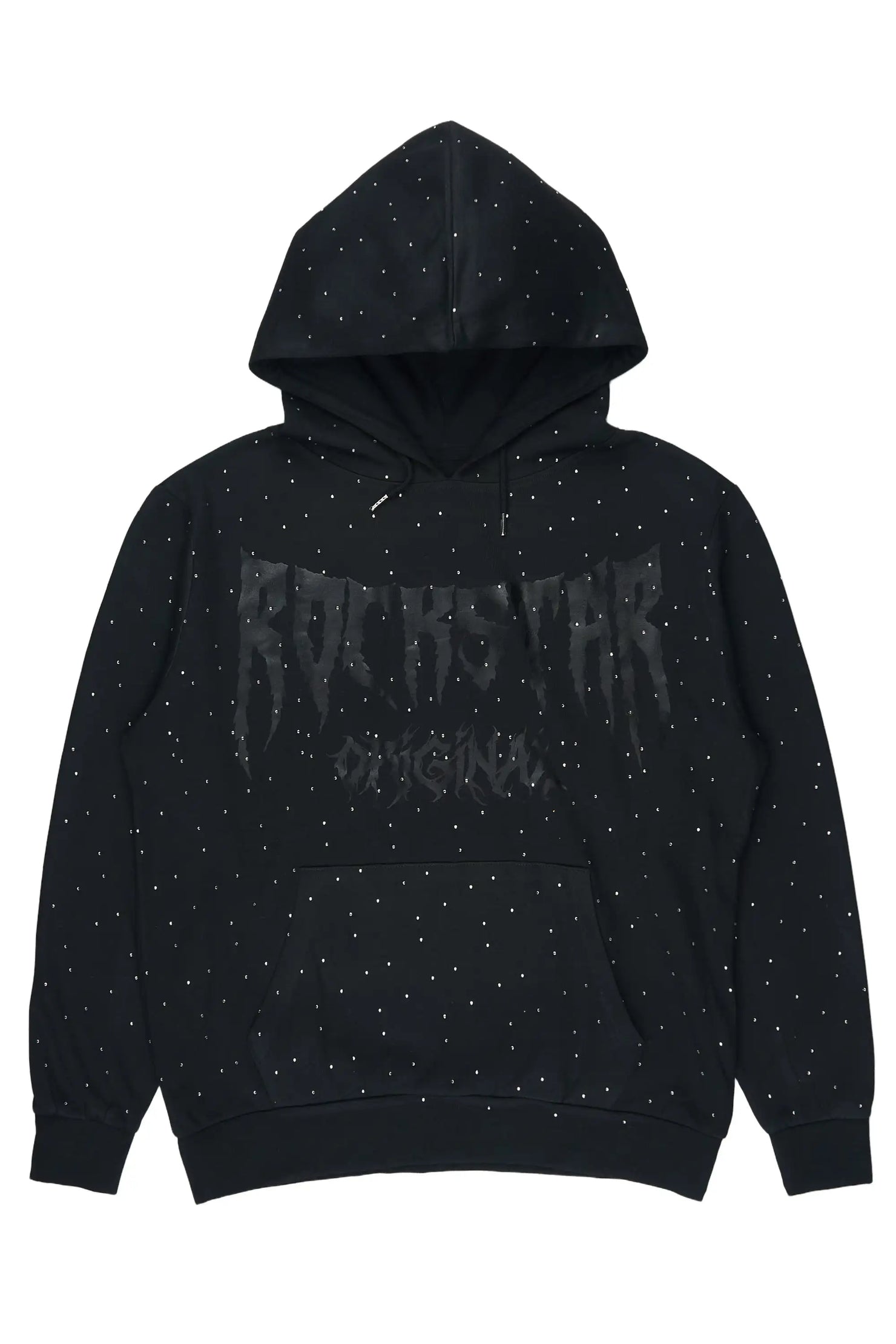 Andreas 2.0 Black Rhinestone Hoodie