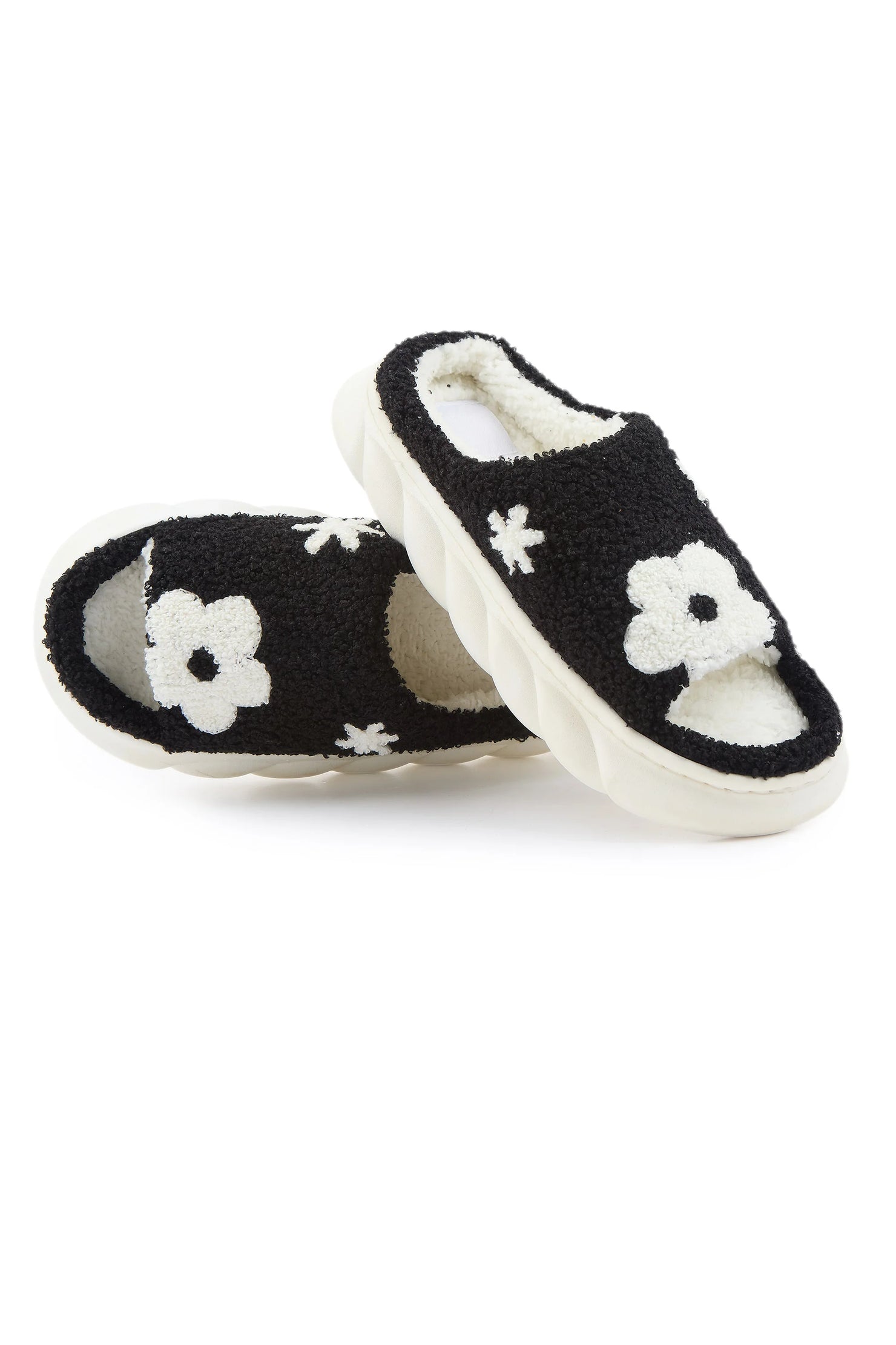 Quantika Black Slippers