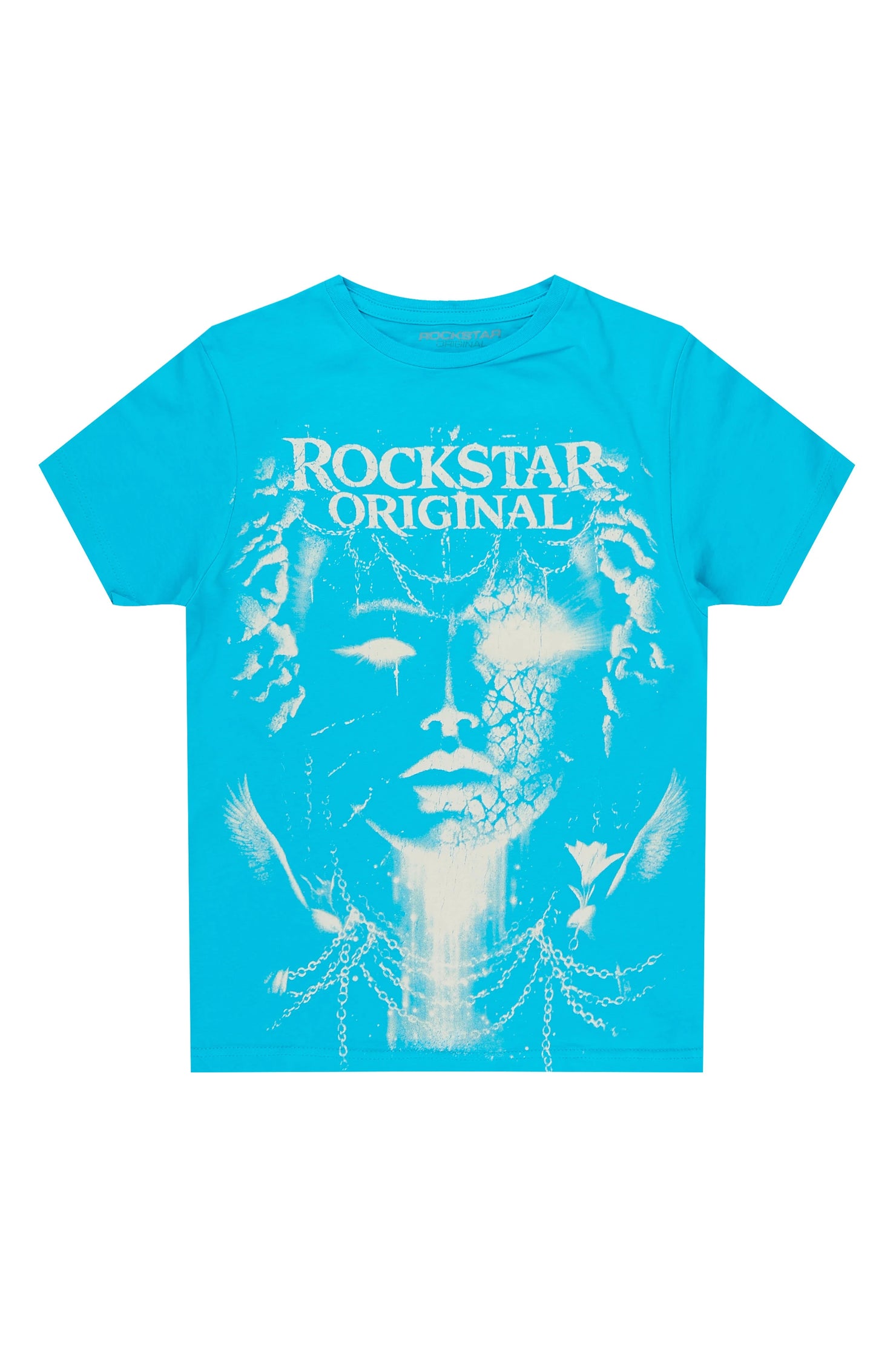 Girls Kairose Turquoise/Creme Graphic T-Shirt