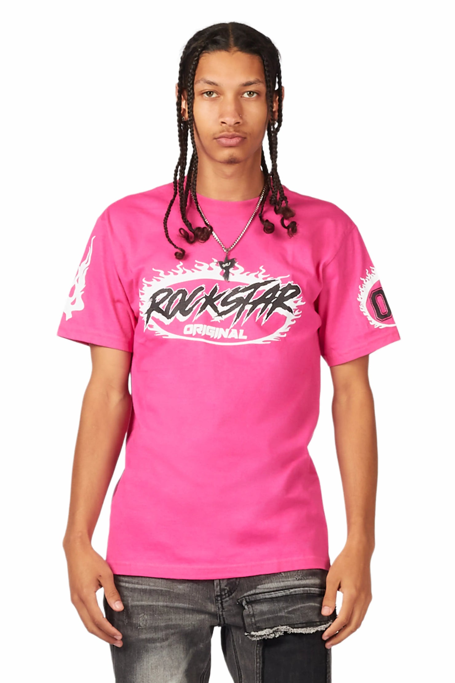 Draven Fuchsia Graphic T-Shirt