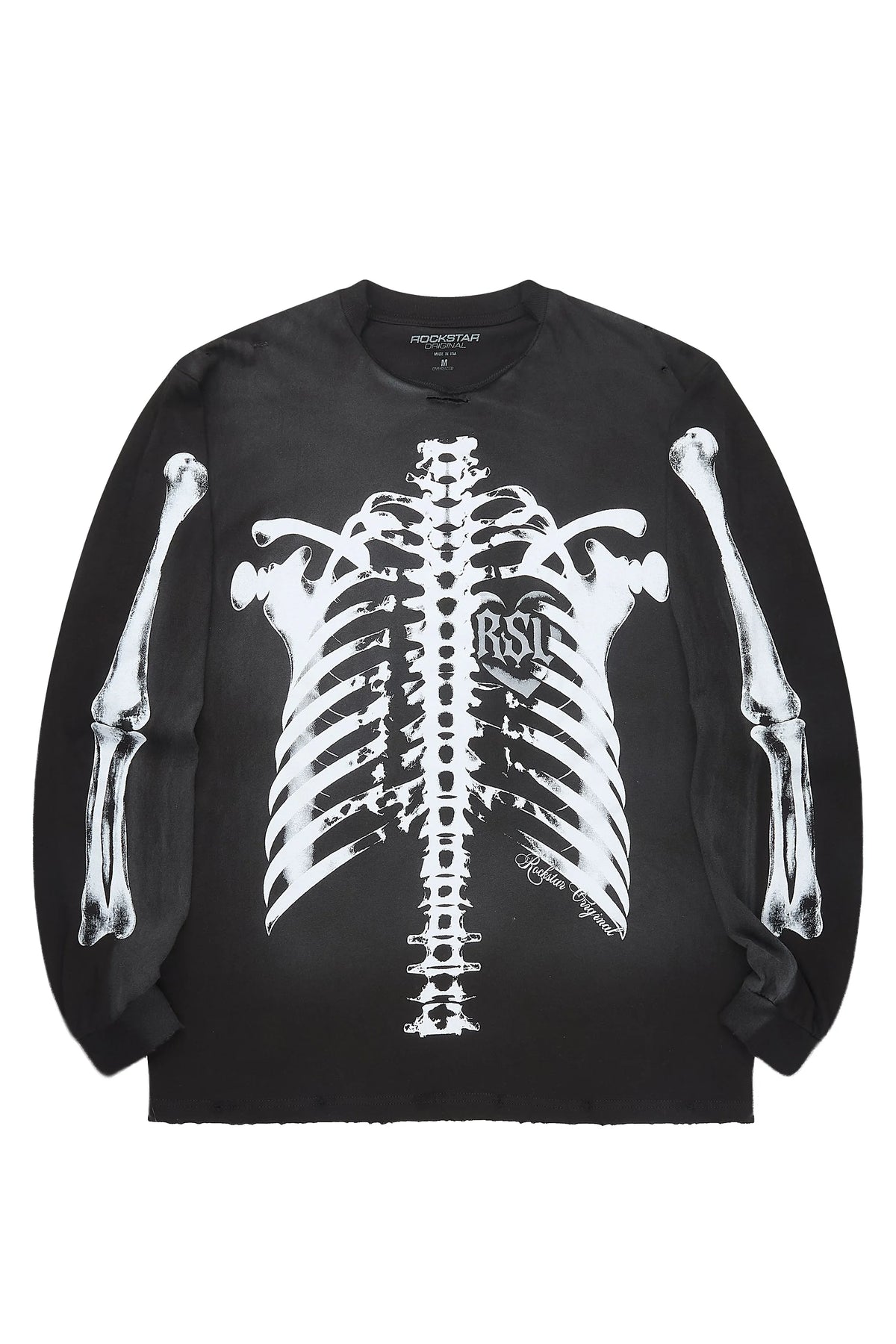 Chalice Black Oversized Long Sleeve T-Shirt