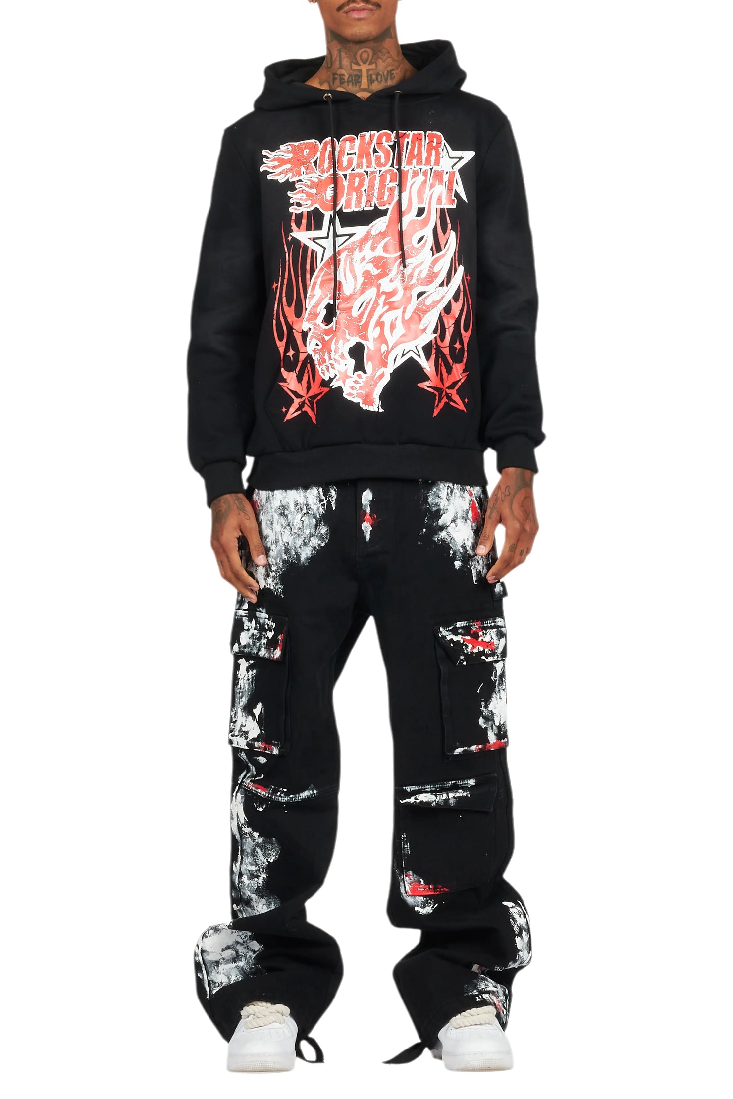 Smitty Black Graphic Hoodie