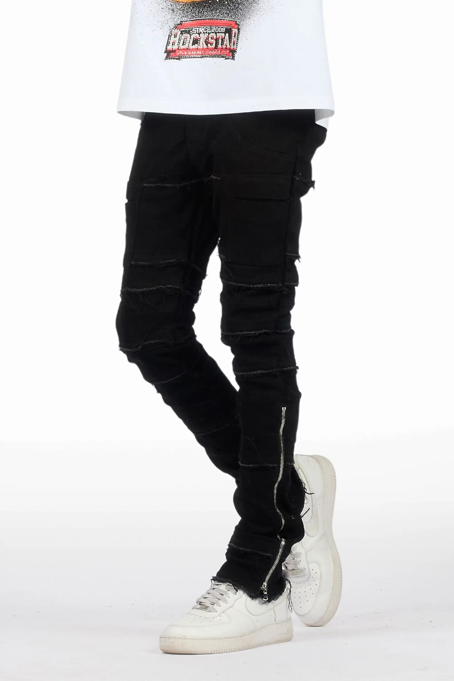 Horado Jet Black Skinny Fit Jean