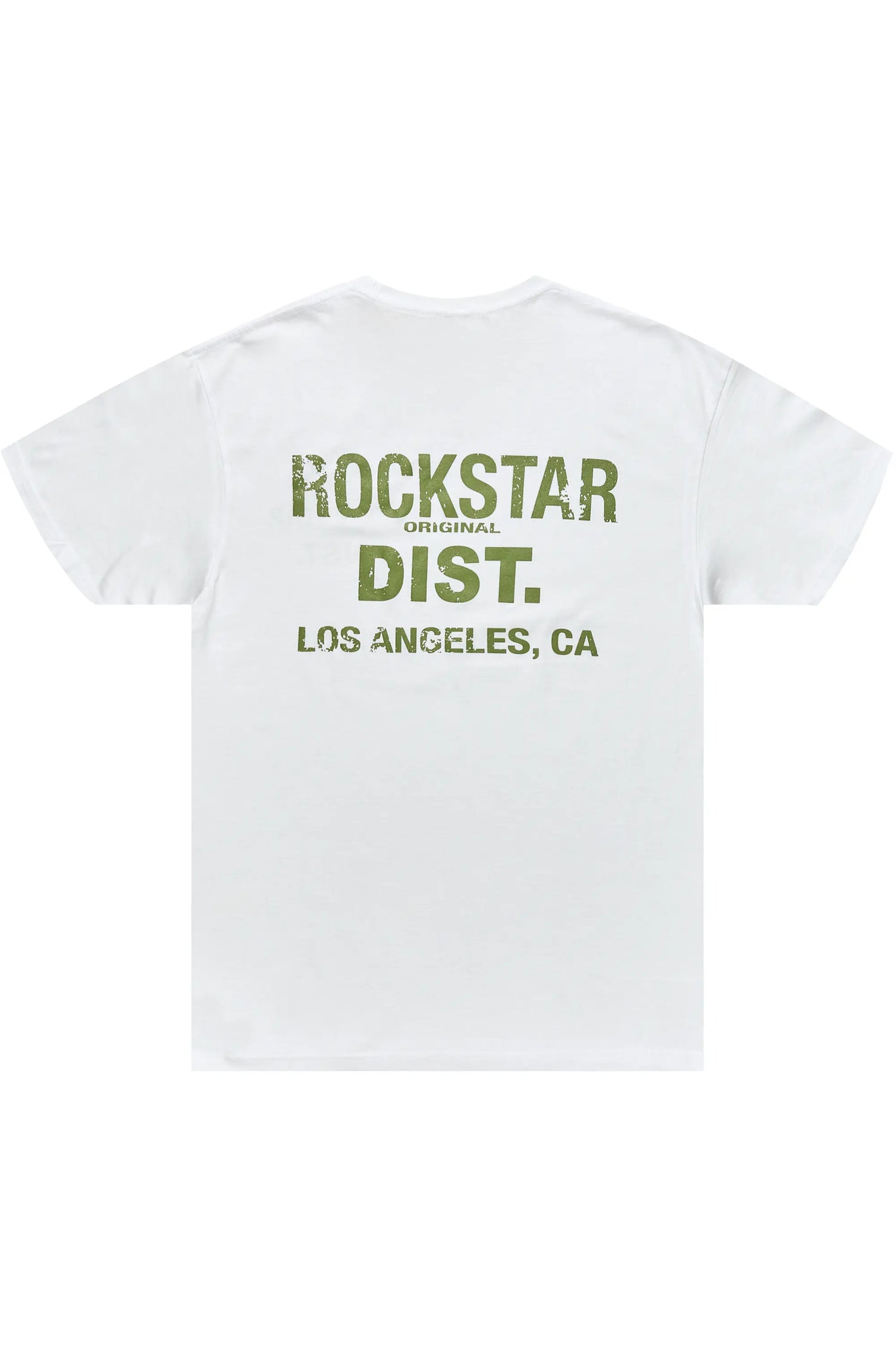 Dalasia White/Green Oversized Tee