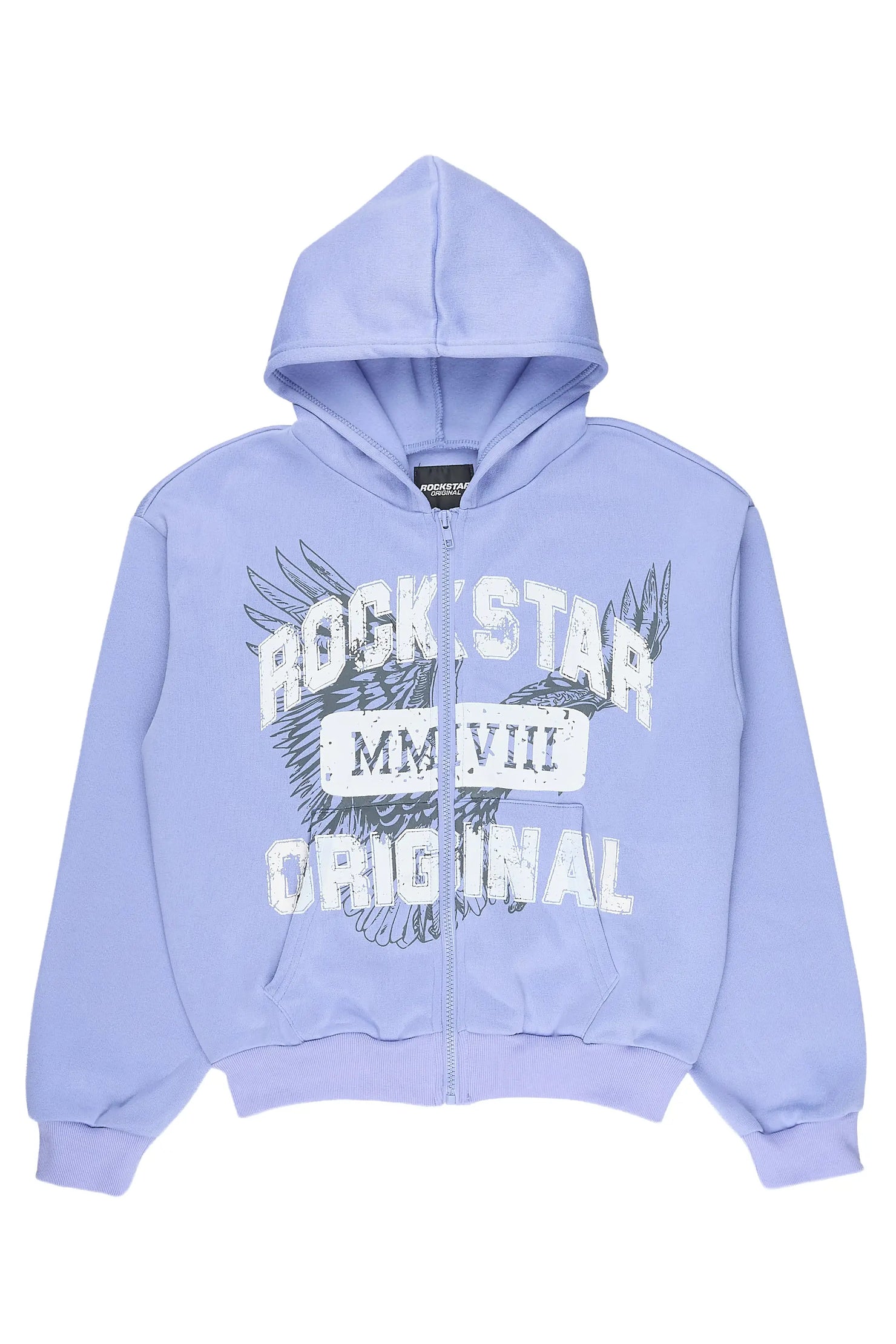 Girls Boryina Lavender Zip Up Hoodie