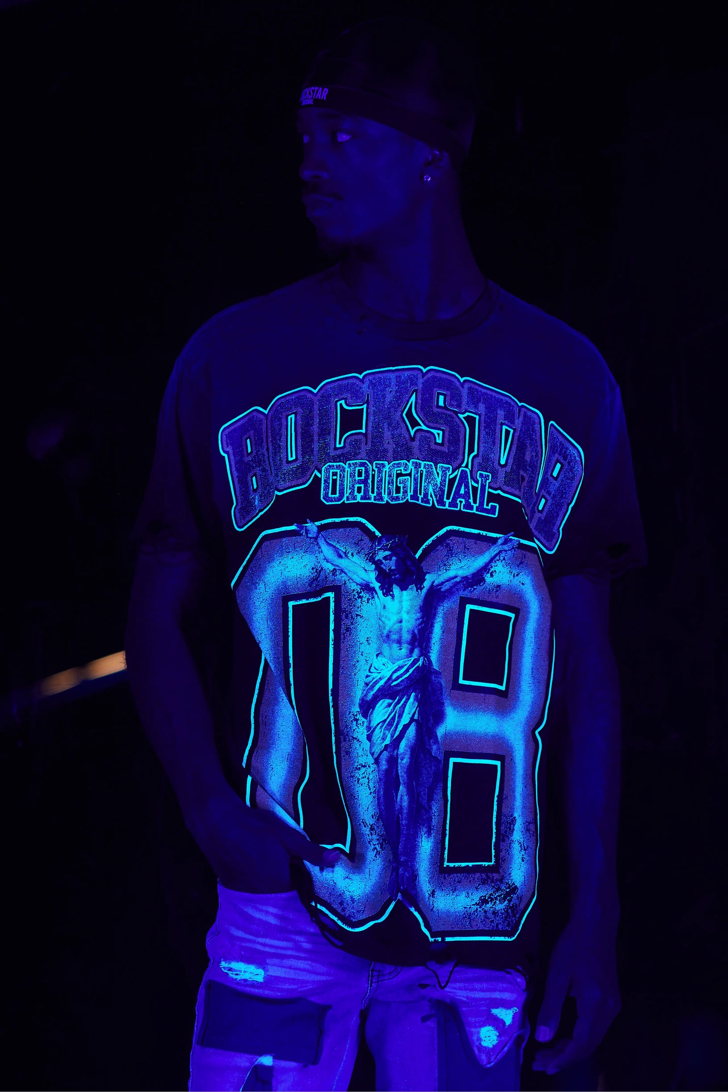 Fields Black/Yellow Oversized Graphic T-Shirt