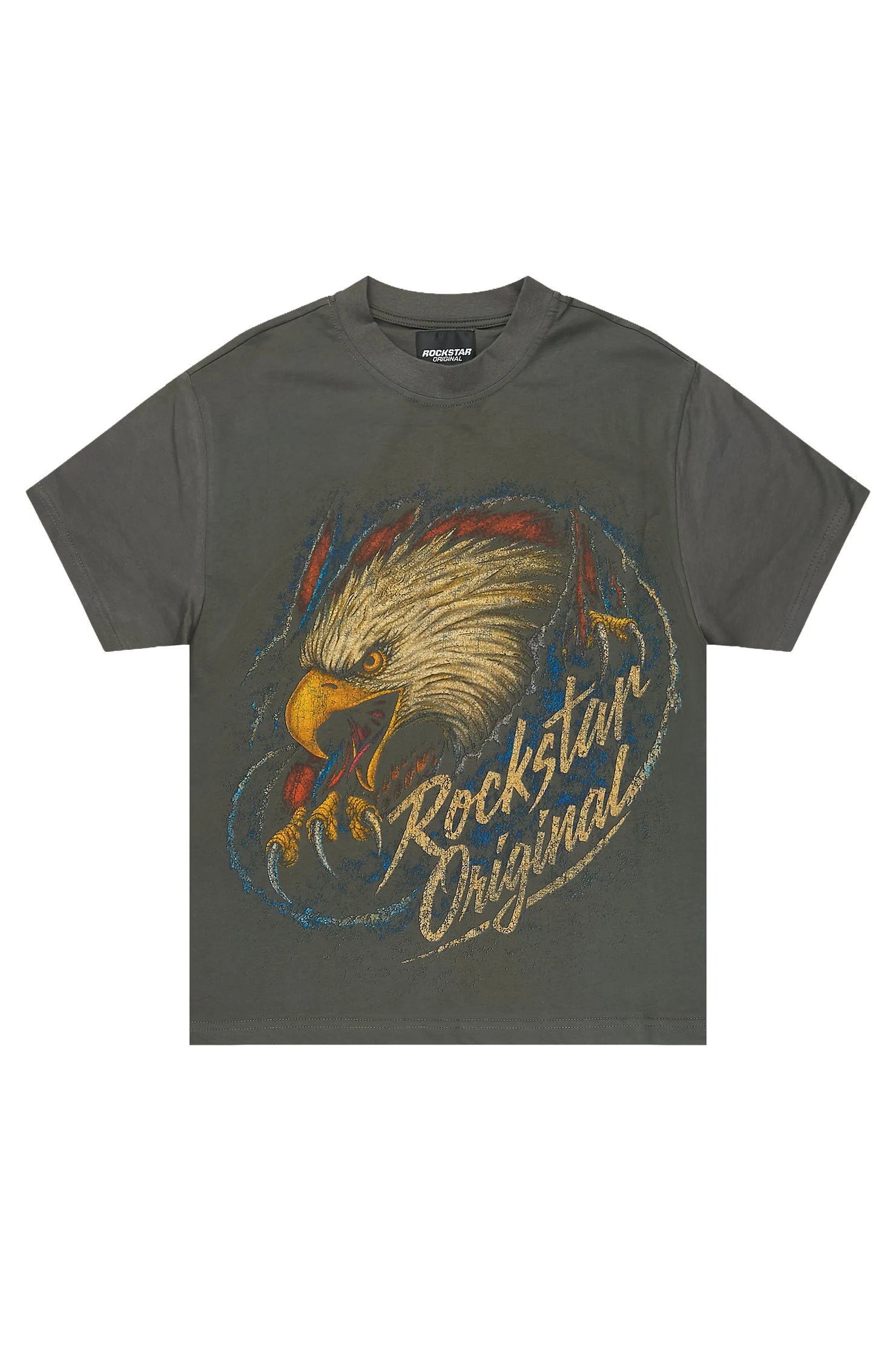 Boys Kartal Charcoal Graphic T-Shirt