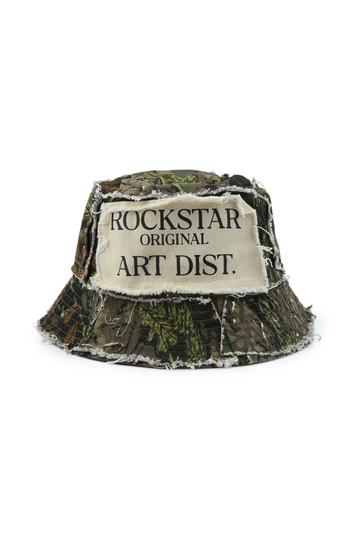 Teamber Tree Camo Patchwork Bucket Hat
