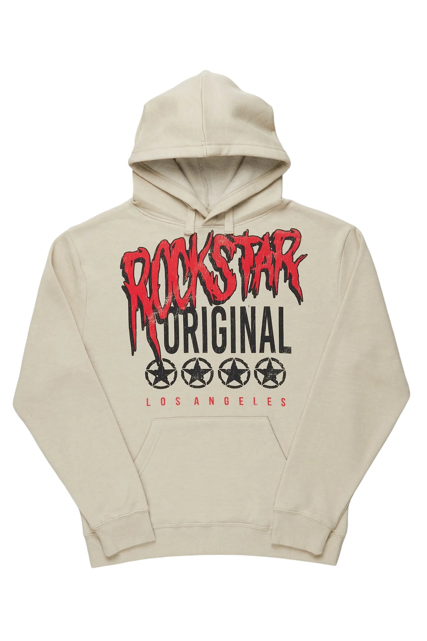 Wizzurd Beige Graphic Hoodie