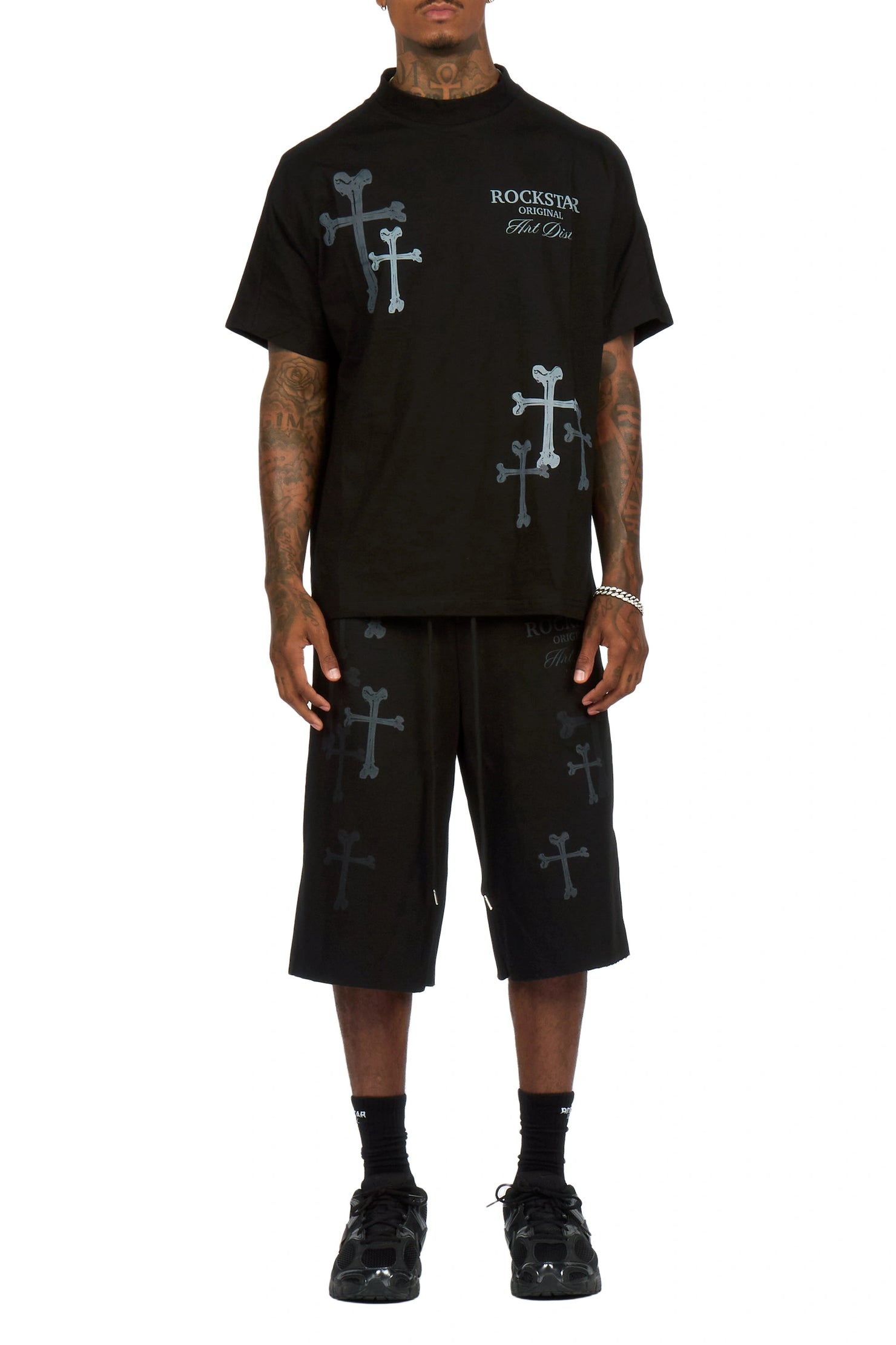 Roddy Black T-Shirt/ Short Set