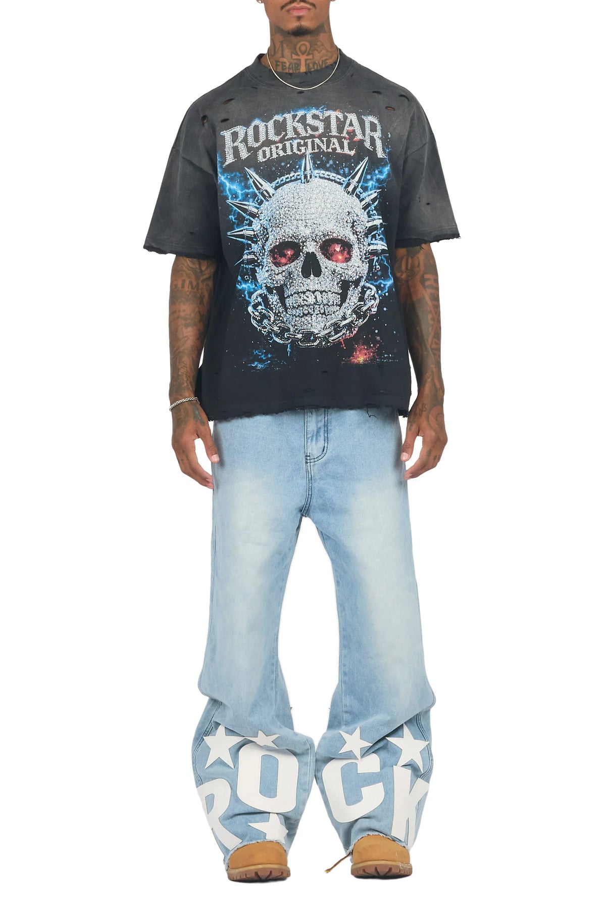Kean Blue Baggy Fit Jean