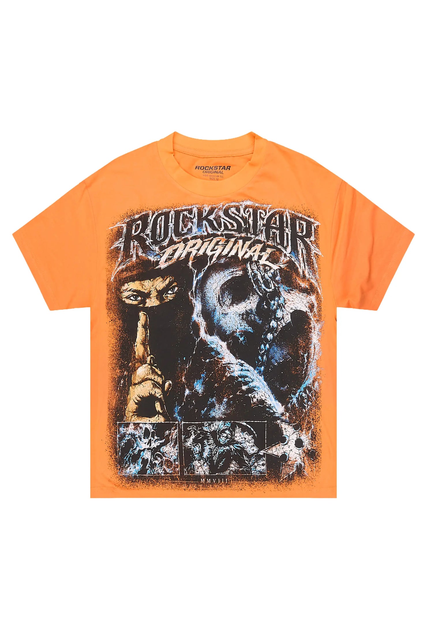 Boys Kordell Orange Graphic T-Shirt