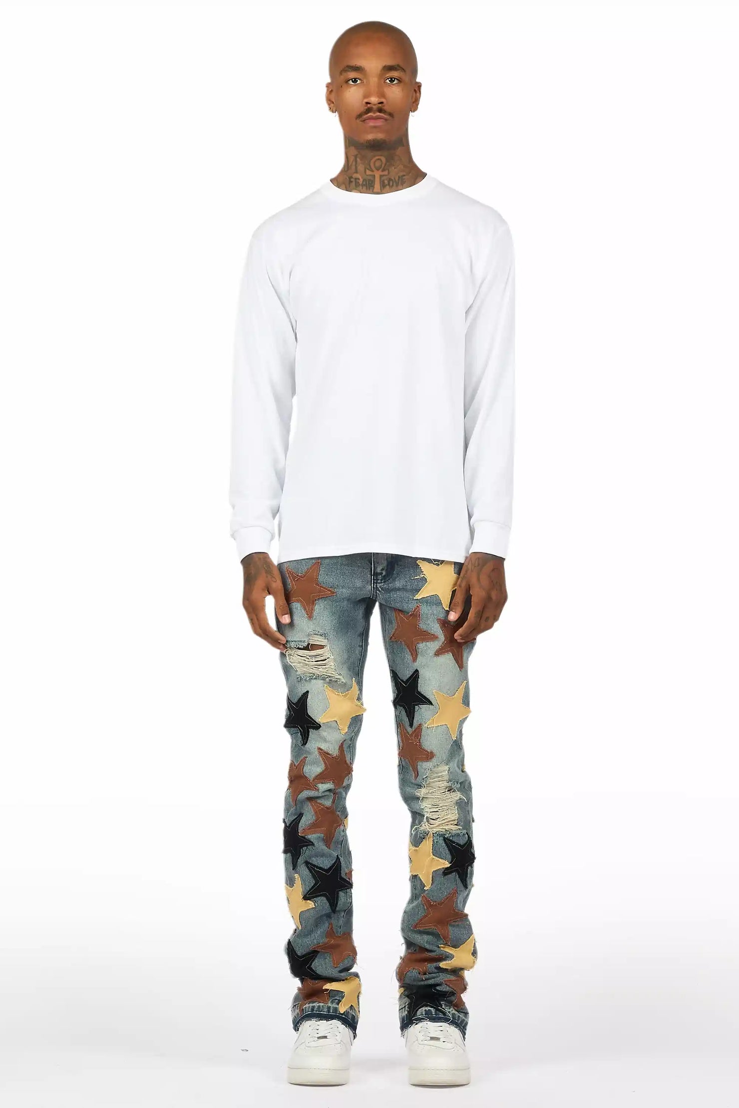 StarLane Vintage Stacked Flare Jean