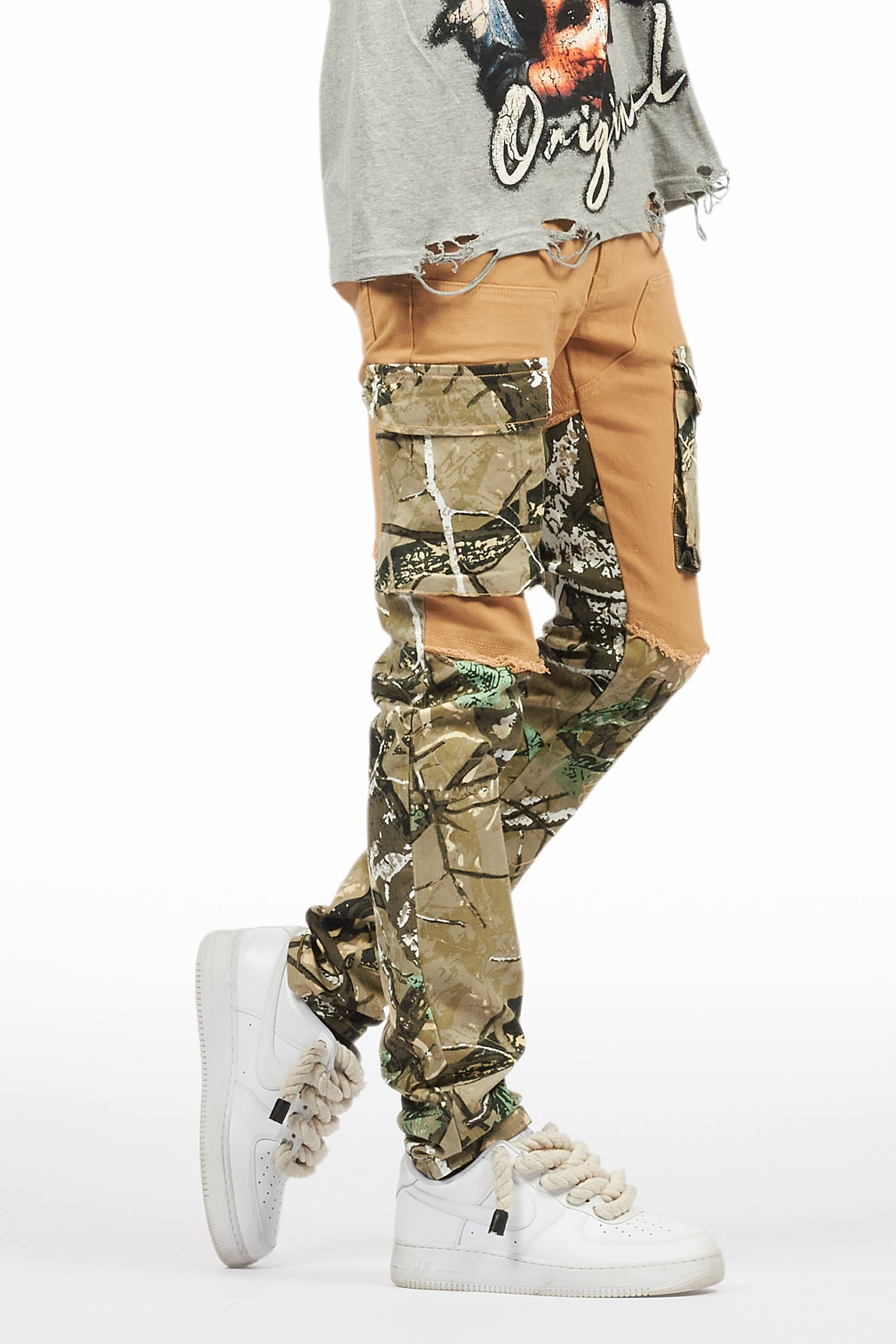 Denka Beige Slim Fit Jean