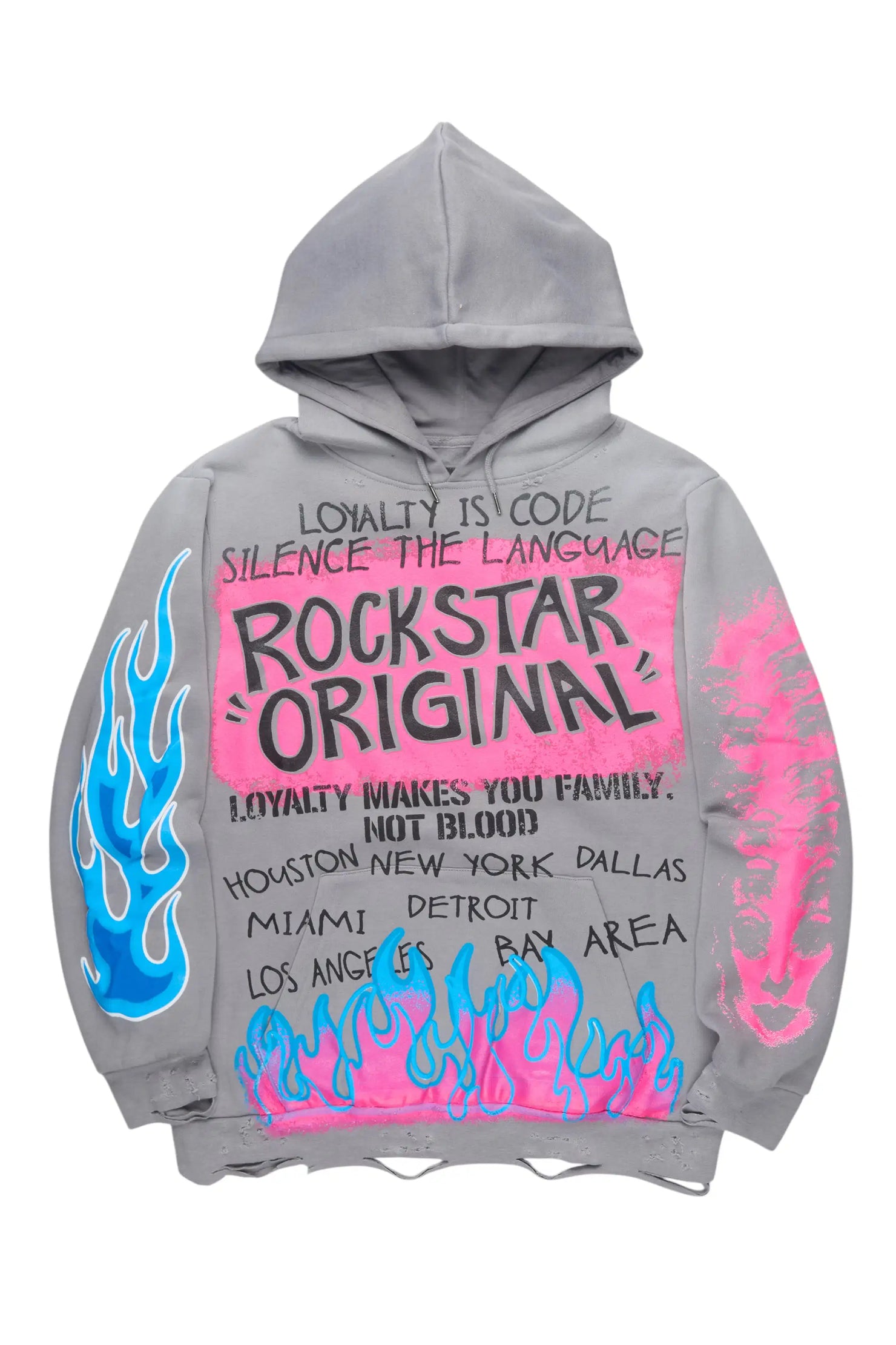 Bridgette Grey Oversized Hoodie