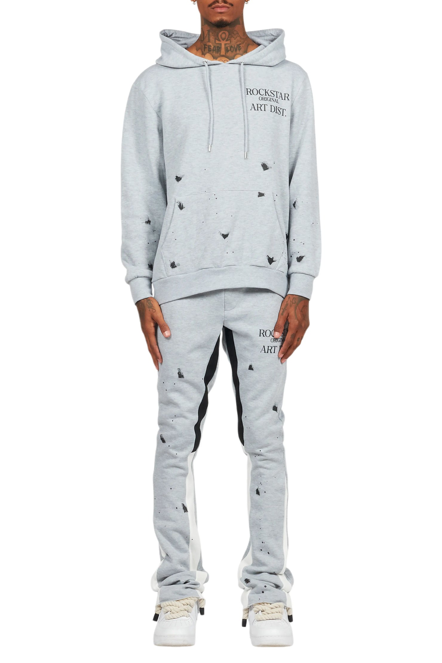 Raffer Heather Grey 2.0 Stacked Flare Track Set