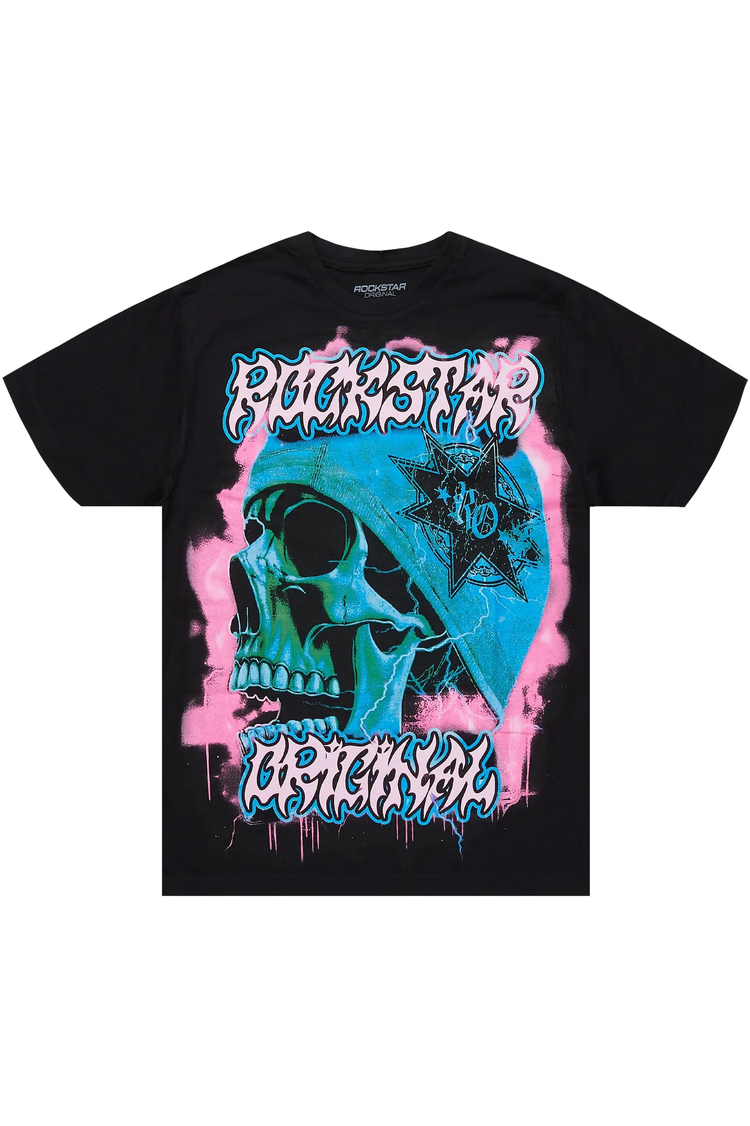 Taniyah Black Oversized T-Shirt