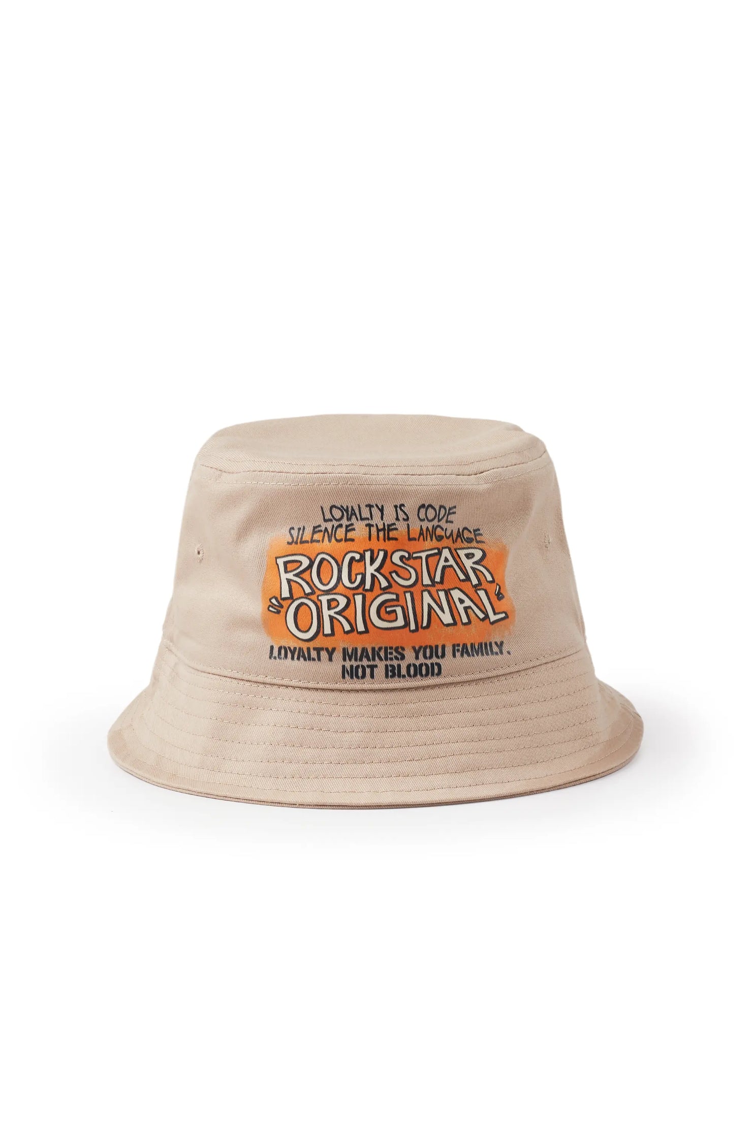 Beno Khaki Graphic Bucket Hat