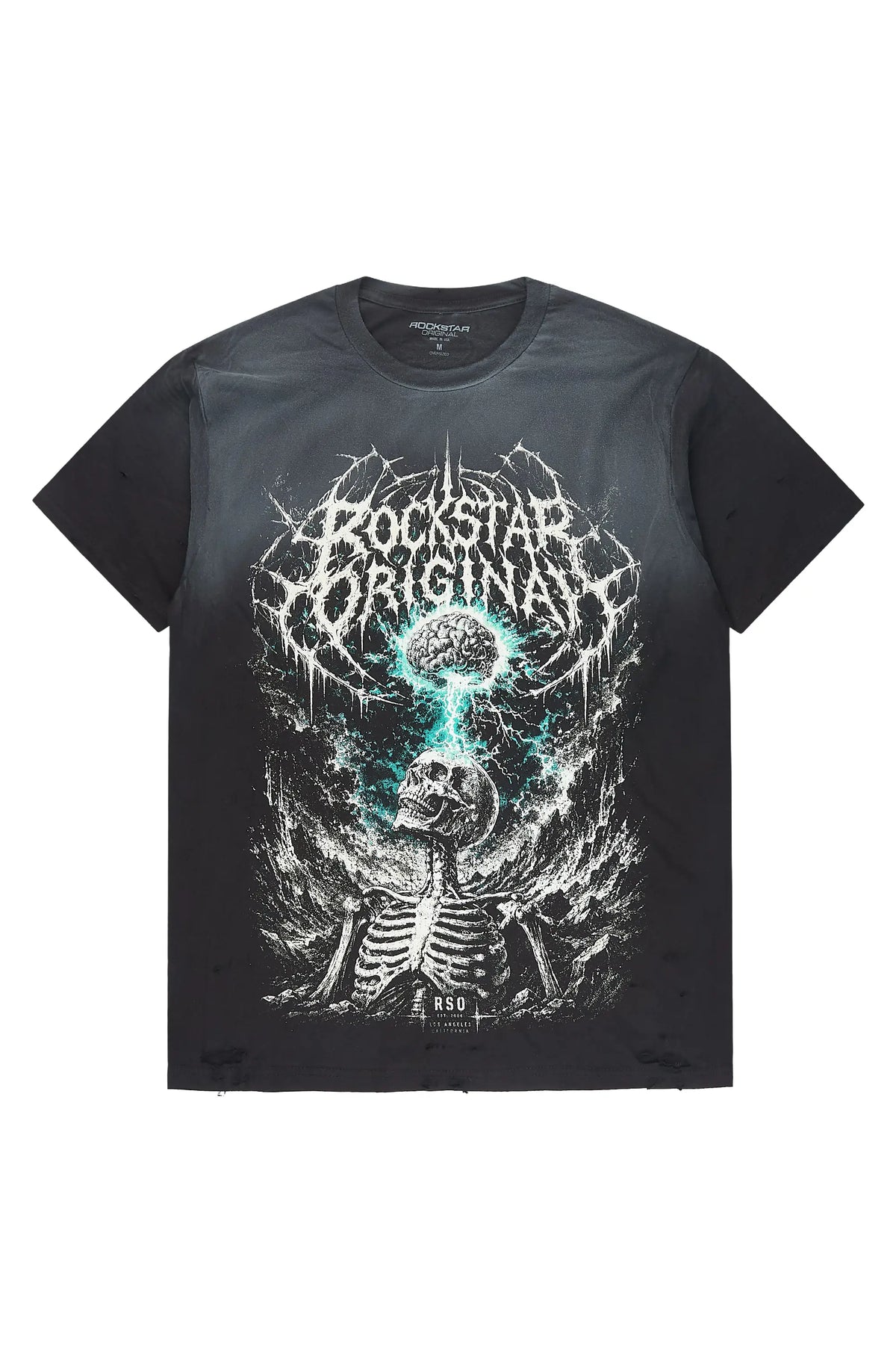 Creedon Black Oversized Graphic T-Shirt