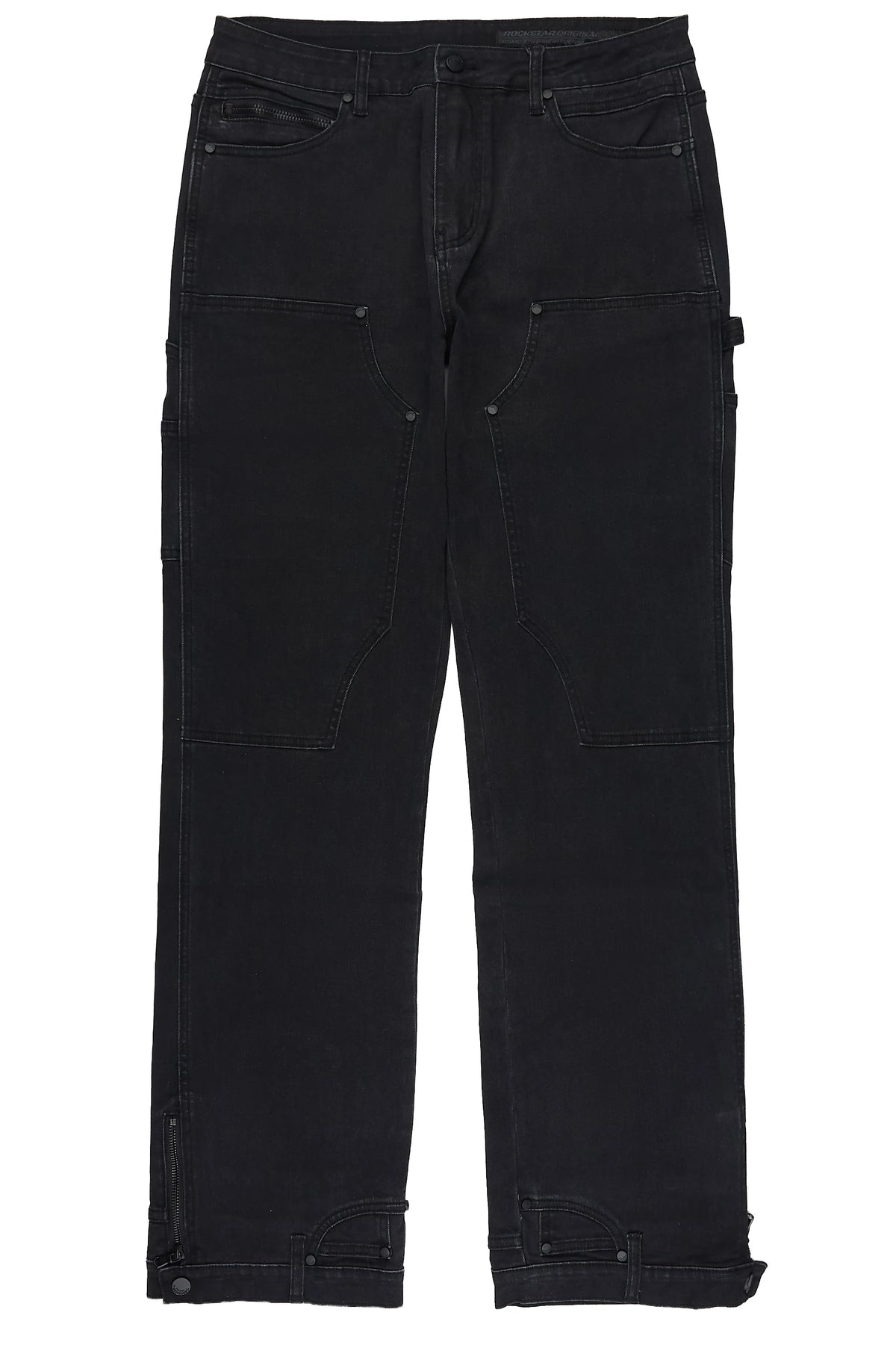 Zerah Black Straight Fit Jean