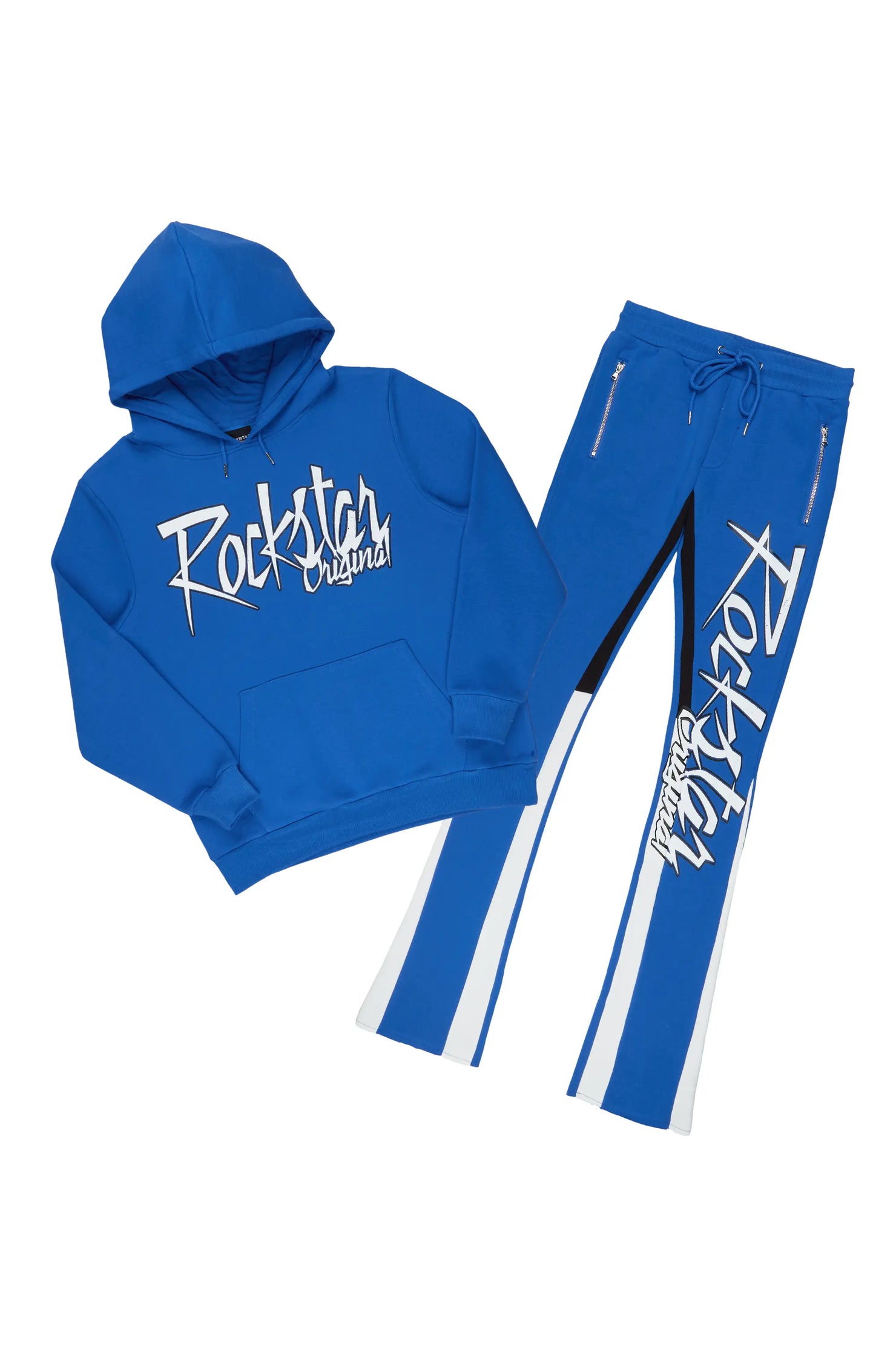 Kalibre Royal Blue Hoodie/Flare Trackset