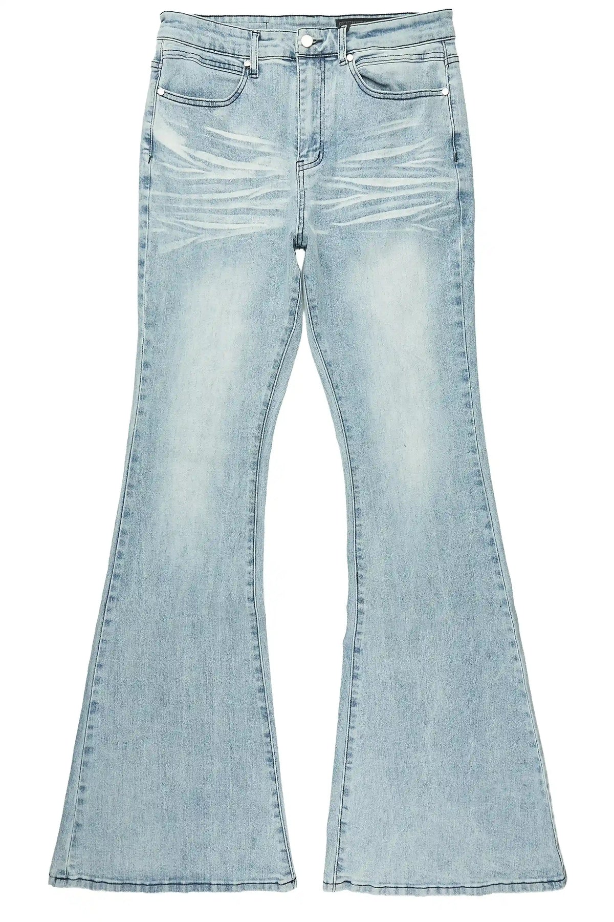 Lykes Light Blue Super Flare Jeans