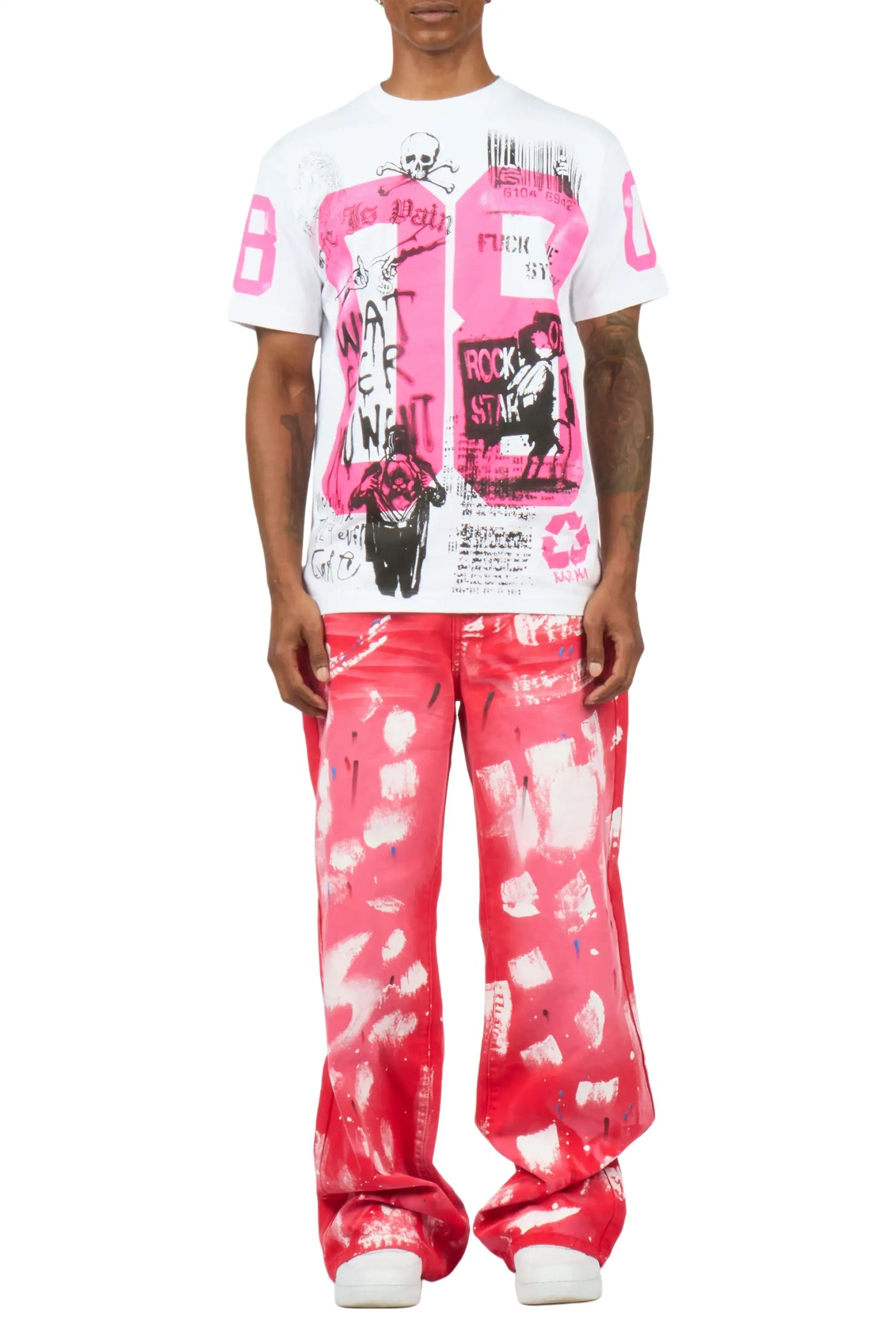 Novi Red Painter Baggy Fit Jean