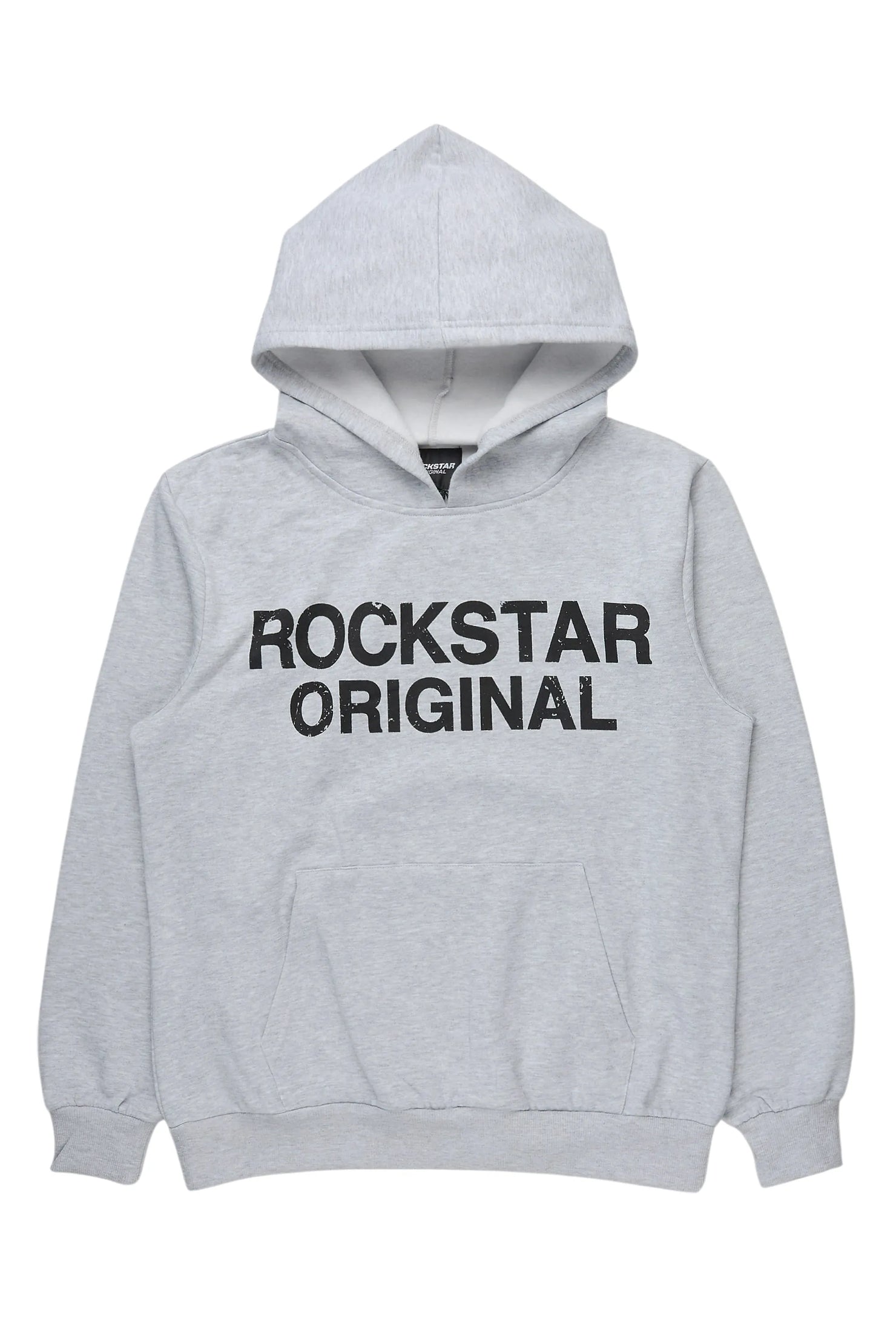 Deniska Heather Grey Graphic Hoodie