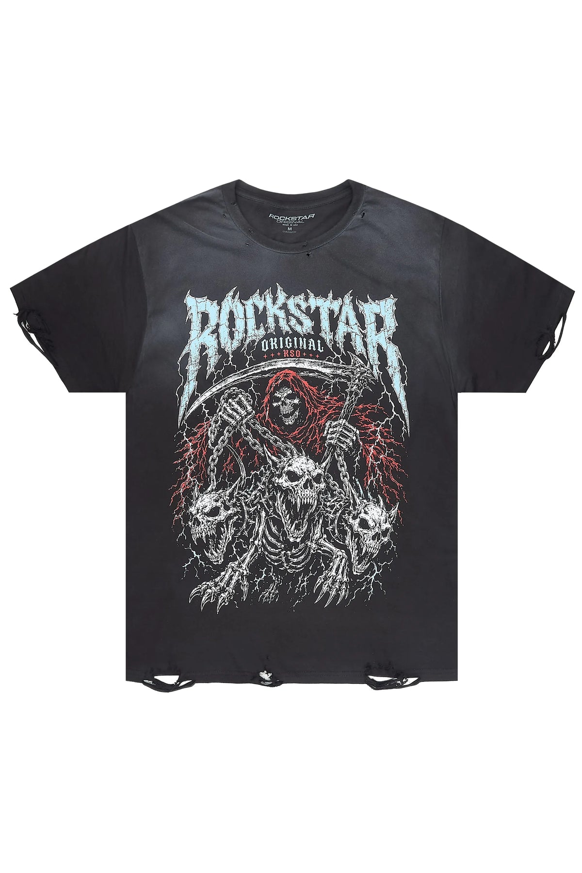 Ossuary Black Oversized Graphic T-Shirt