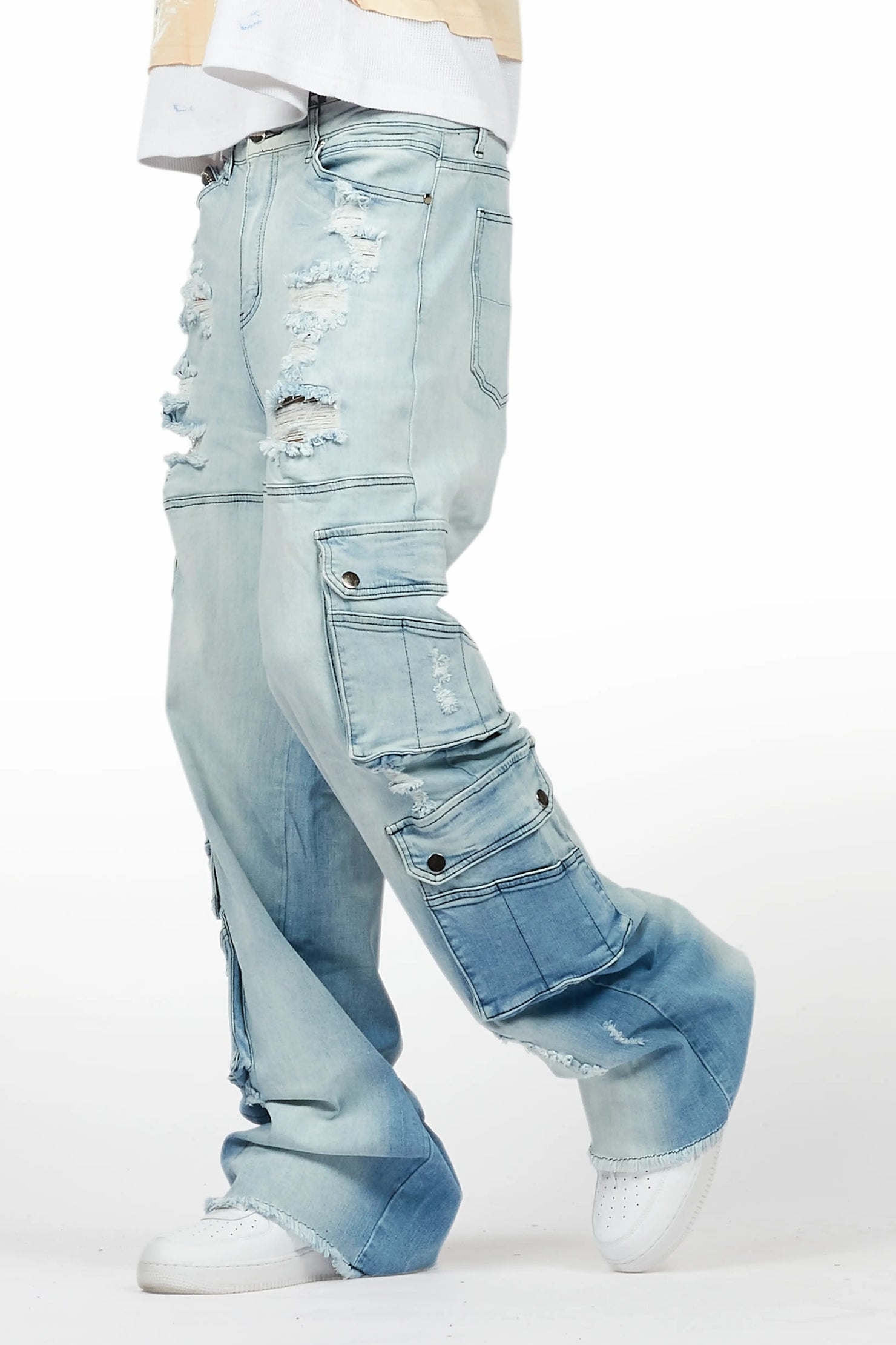 Keylor Light Blue Baggy Fit Jean