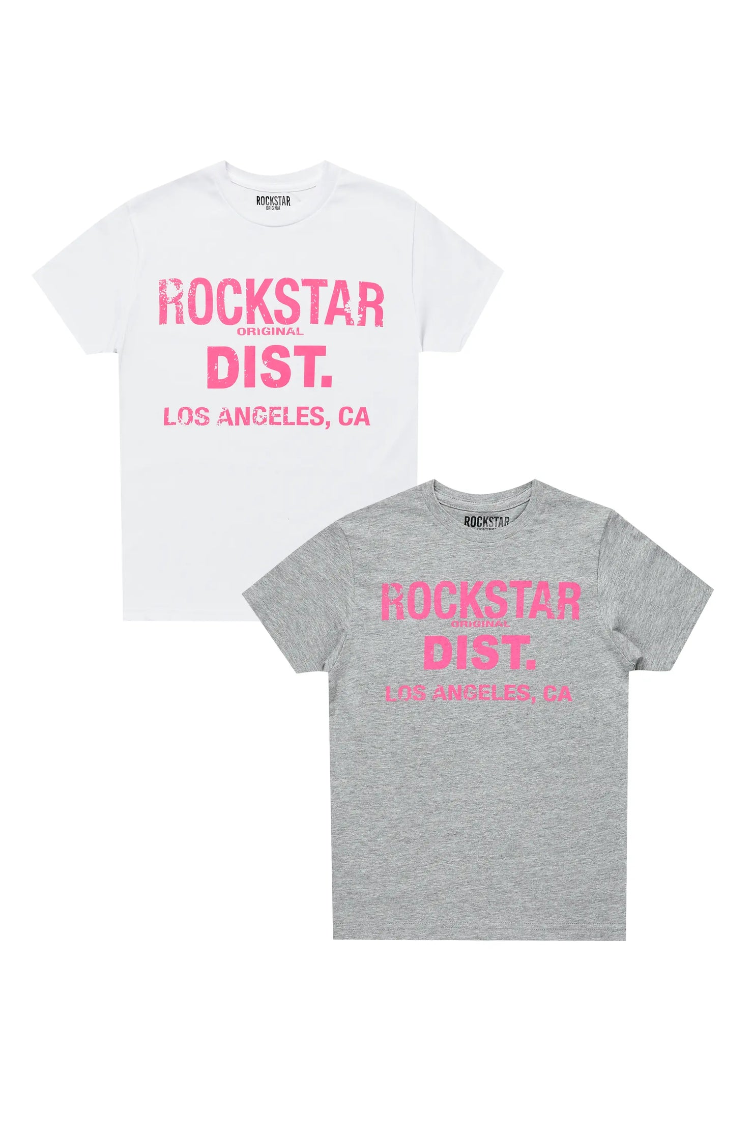 Girls Maali Pink Multi 2pc T-Shirt Bundle