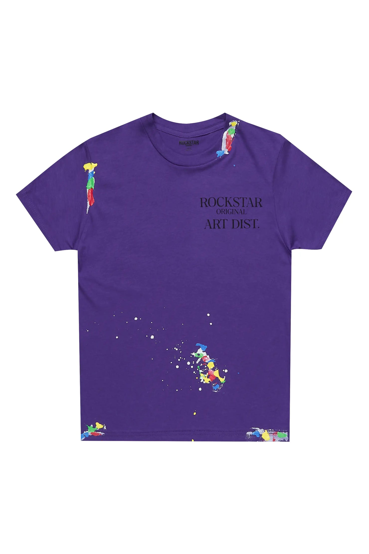 Boys Palmer Purple Graphic T-Shirt
