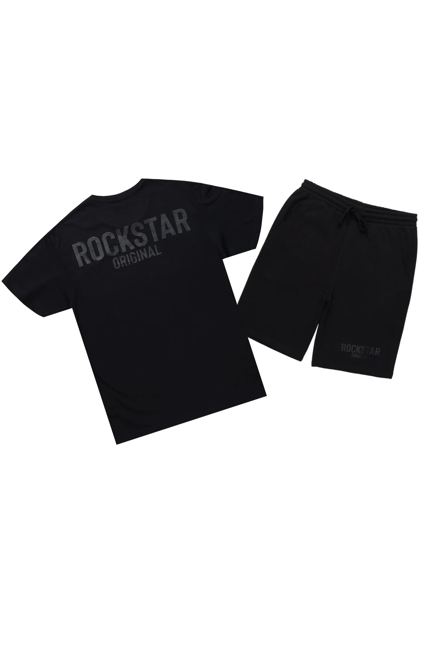 Fana Black/Black T-Shirt Short Set
