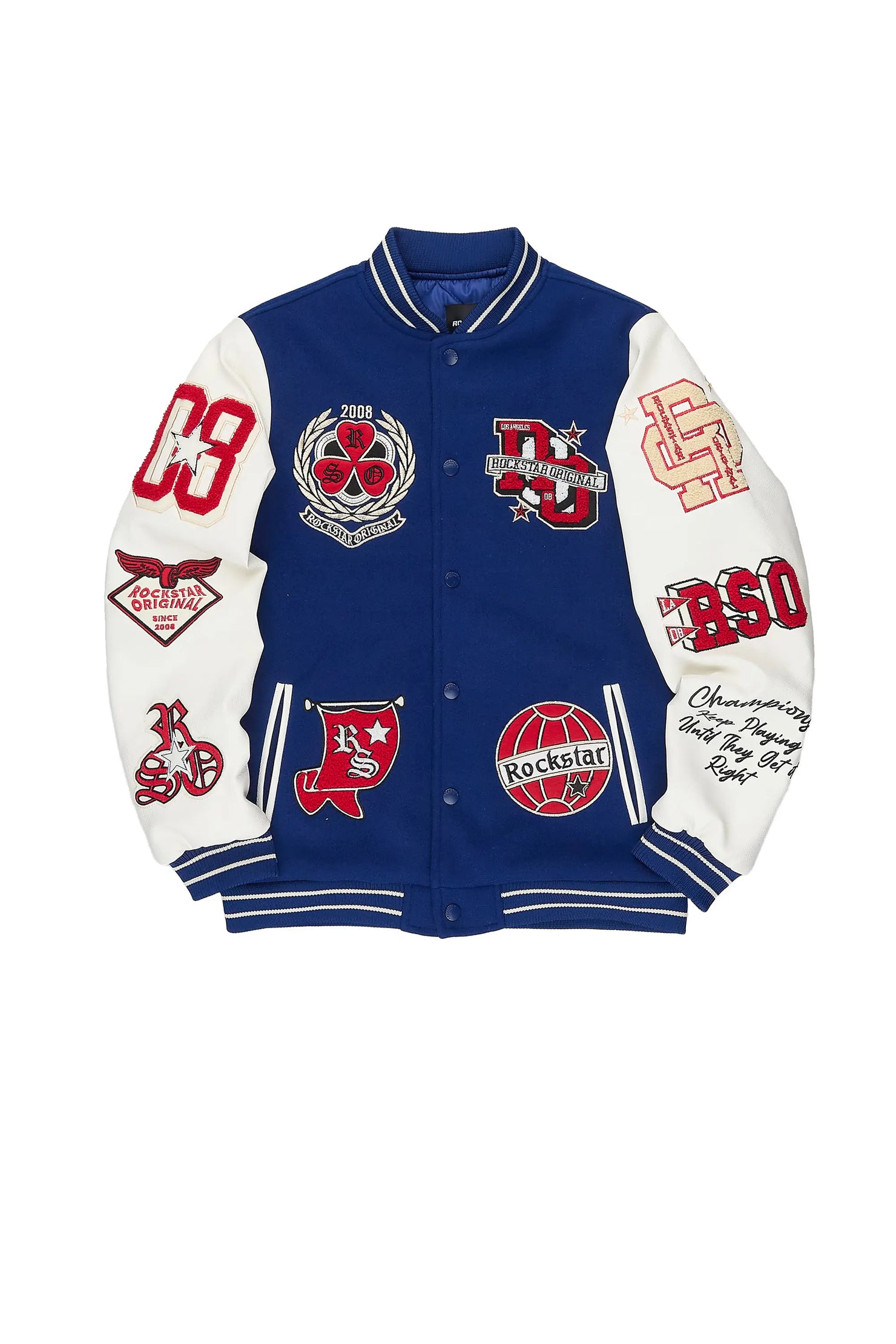 Boys Gallant Navy Varsity Jacket