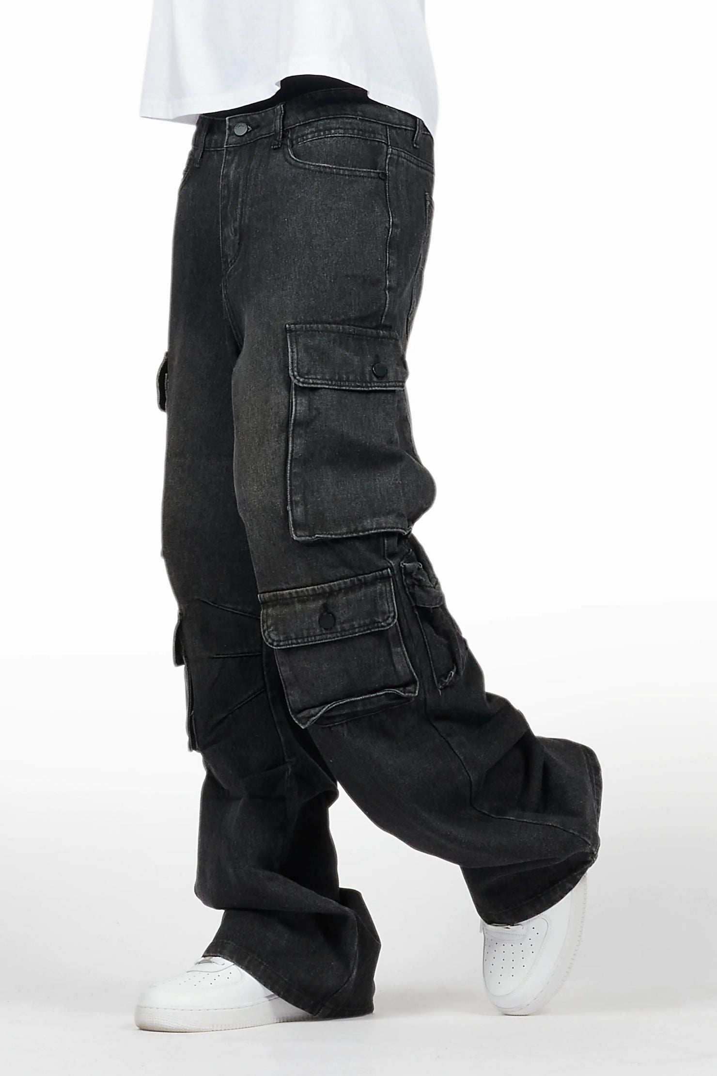 Cortie Black Baggy Fit Jean