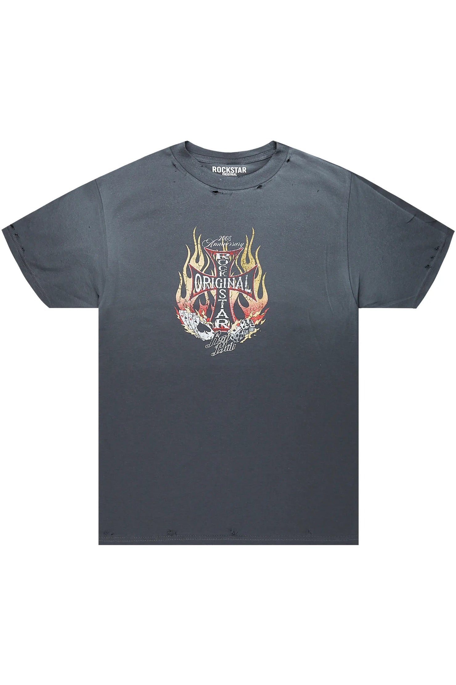 Psy Charcoal Graphic T-Shirt