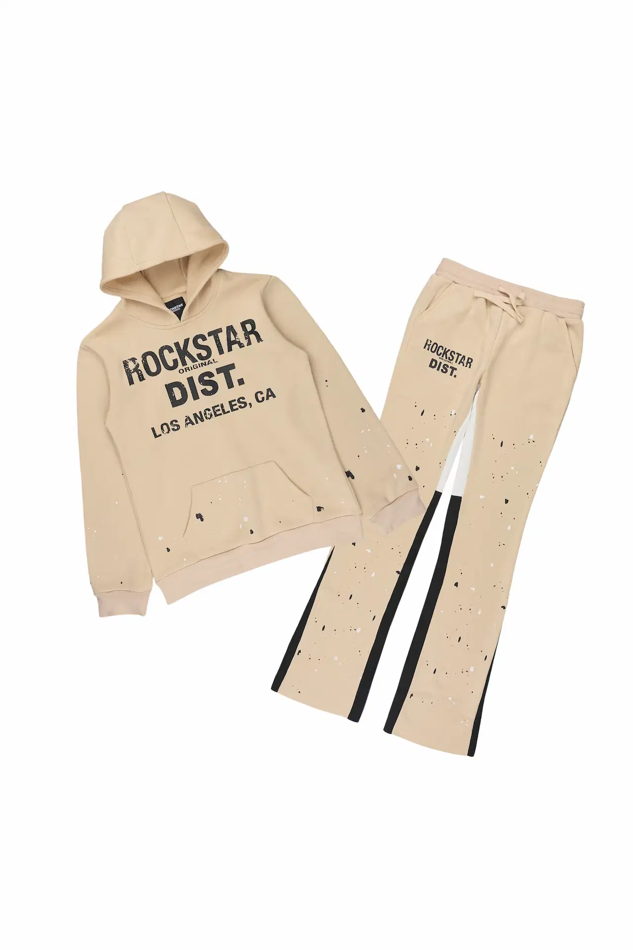 Boys Scottie Beige Stacked Flare Track Set