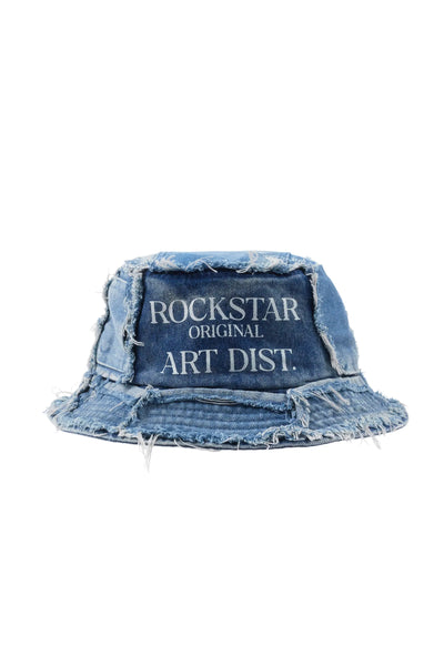Ivo Blue Patchwork Bucket Hat– Rockstar Original