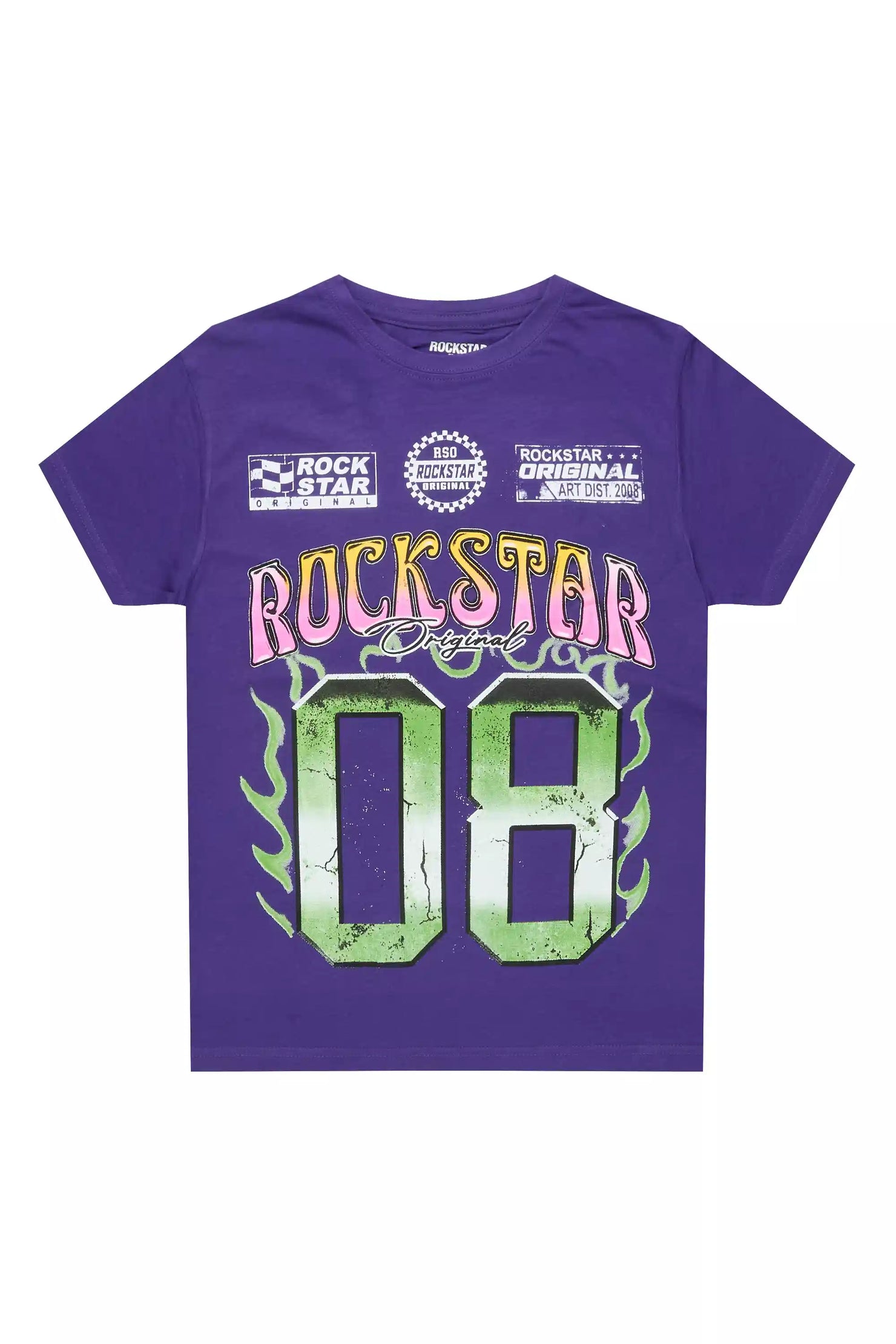 Girls Quito Purple Graphic T-Shirt