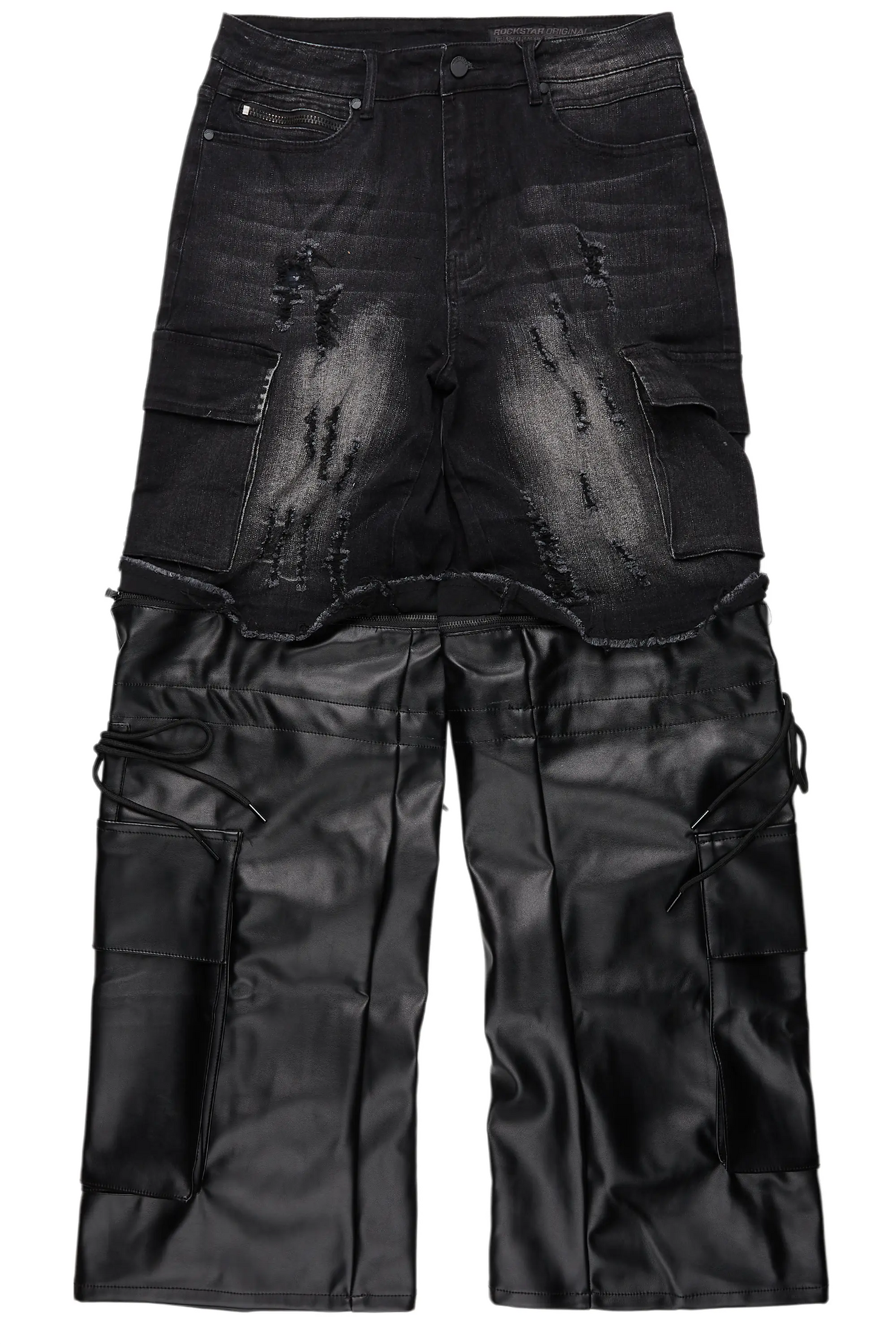 Baatar Black Baggy Fit Jean
