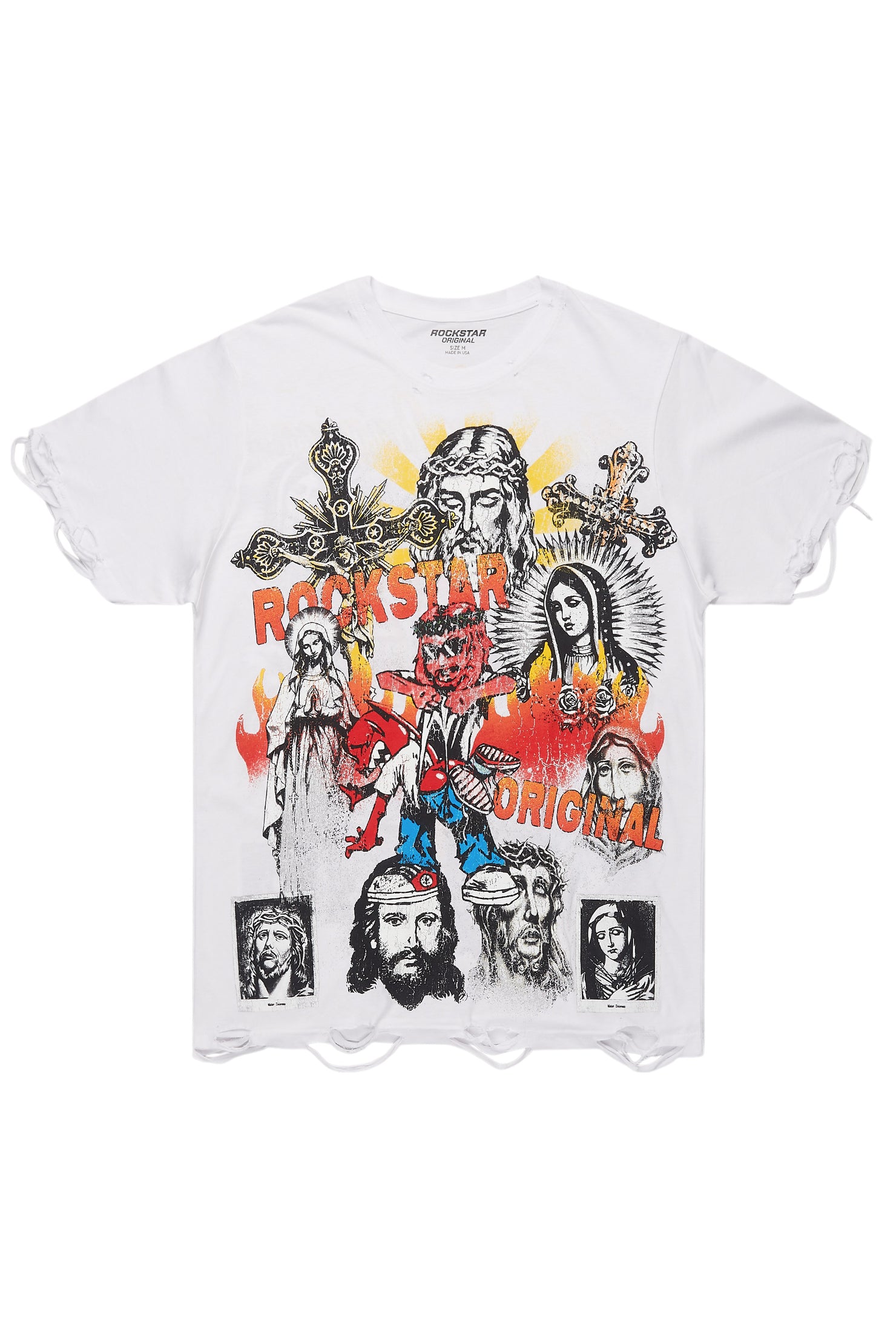 Axion White Graphic T-Shirt